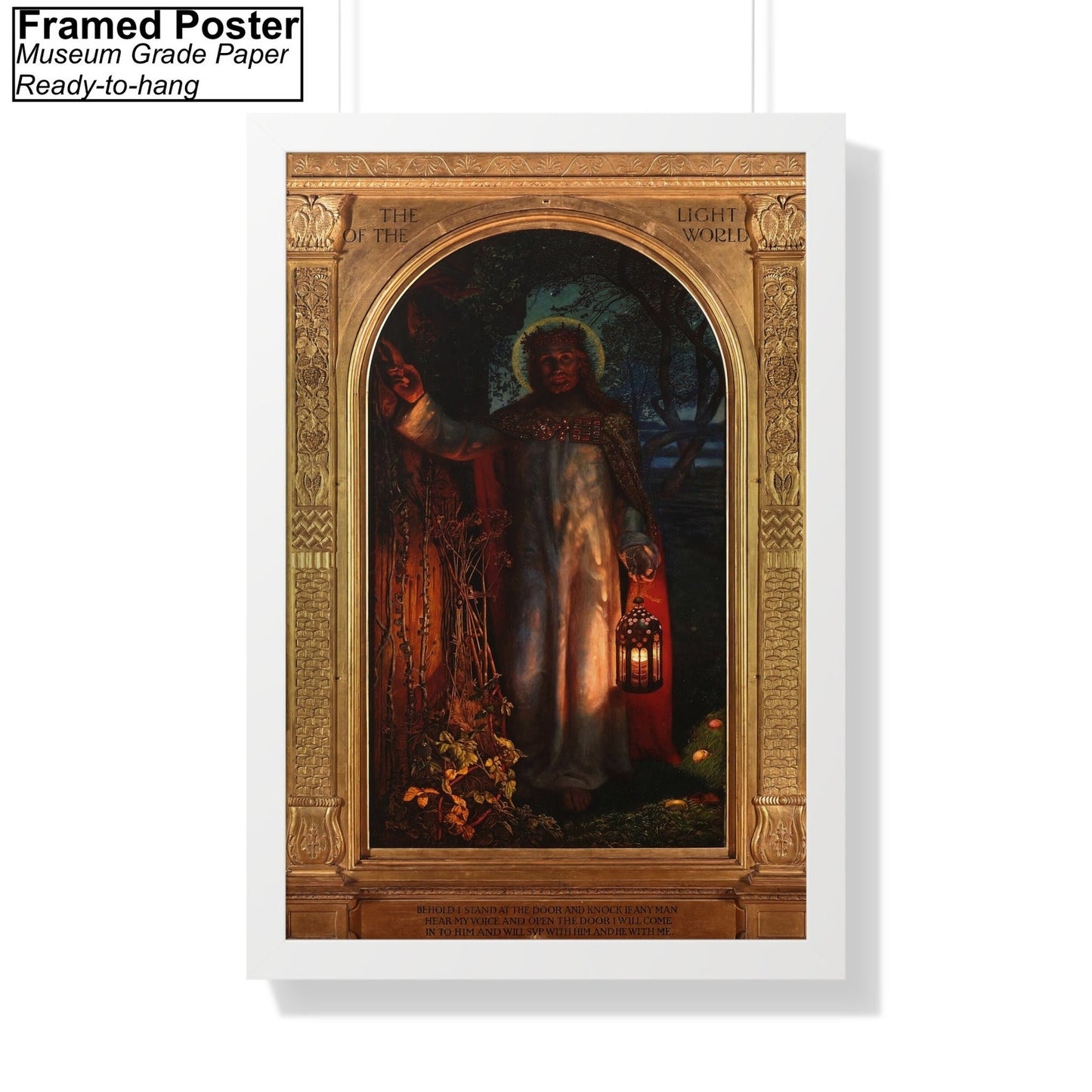 William Holman Hunt The Light of the World Print