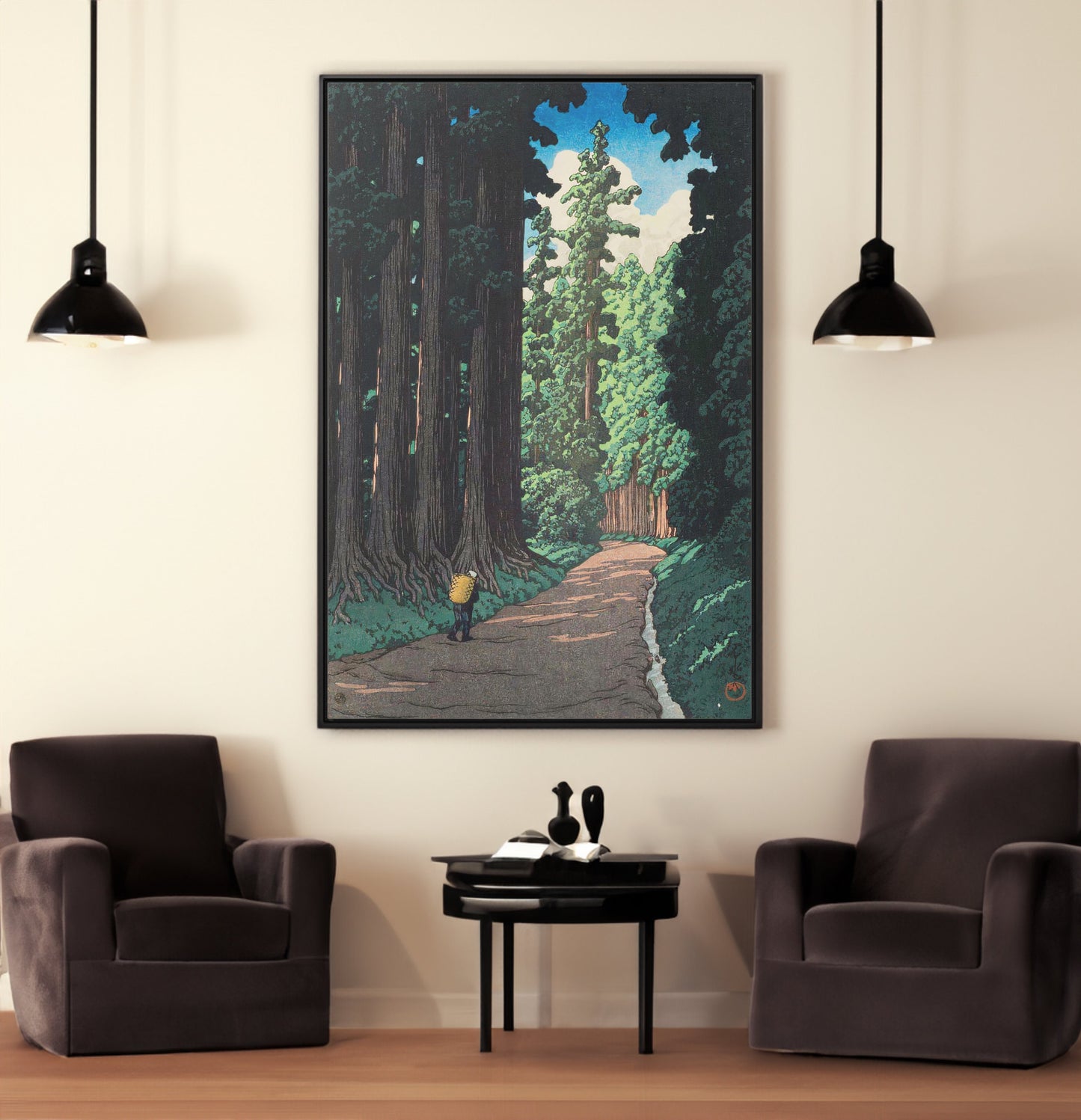 Hasui Kawase The Road to Nikko Painting Print