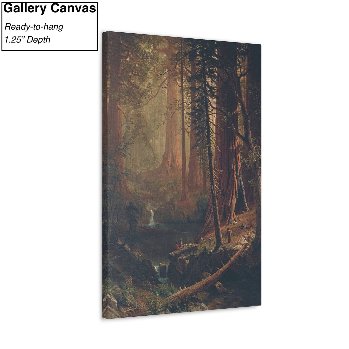 Albert Bierstadt Giant Redwood Trees of California Canvas