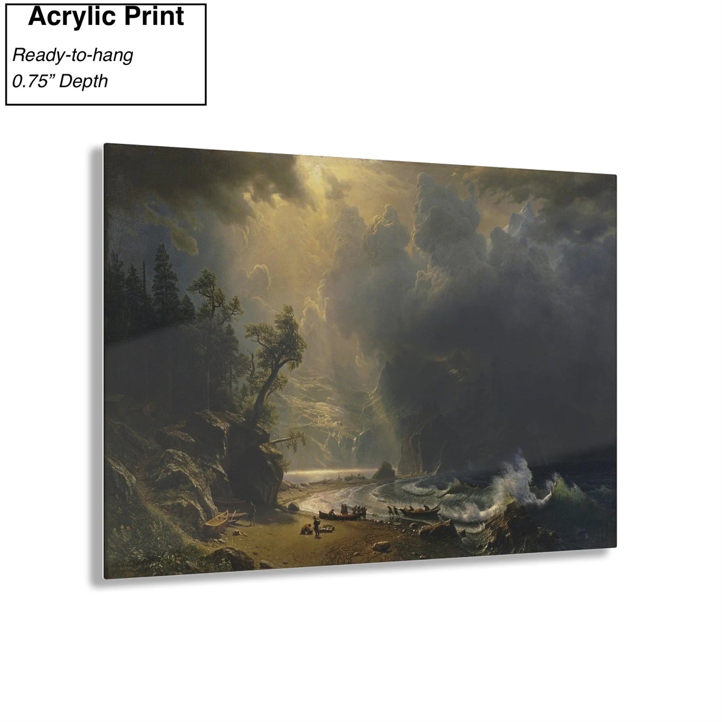 Albert Bierstadt Puget Sound on the Pacific Coast Acrylic Print