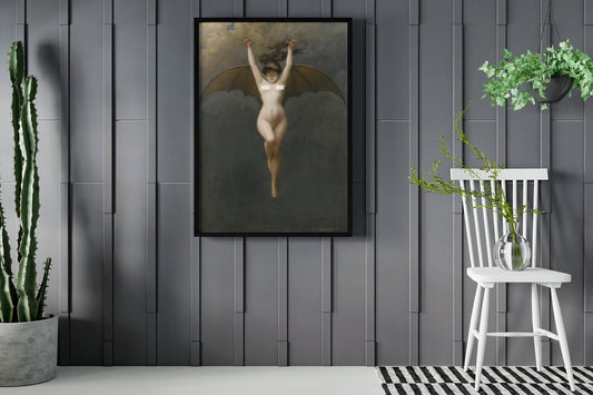 Albert Joseph Penot The Bat Woman Canvas Wall Art