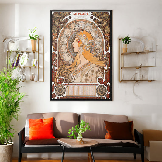 Alphonse Maria Mucha Zodiac Canvas Wall Art