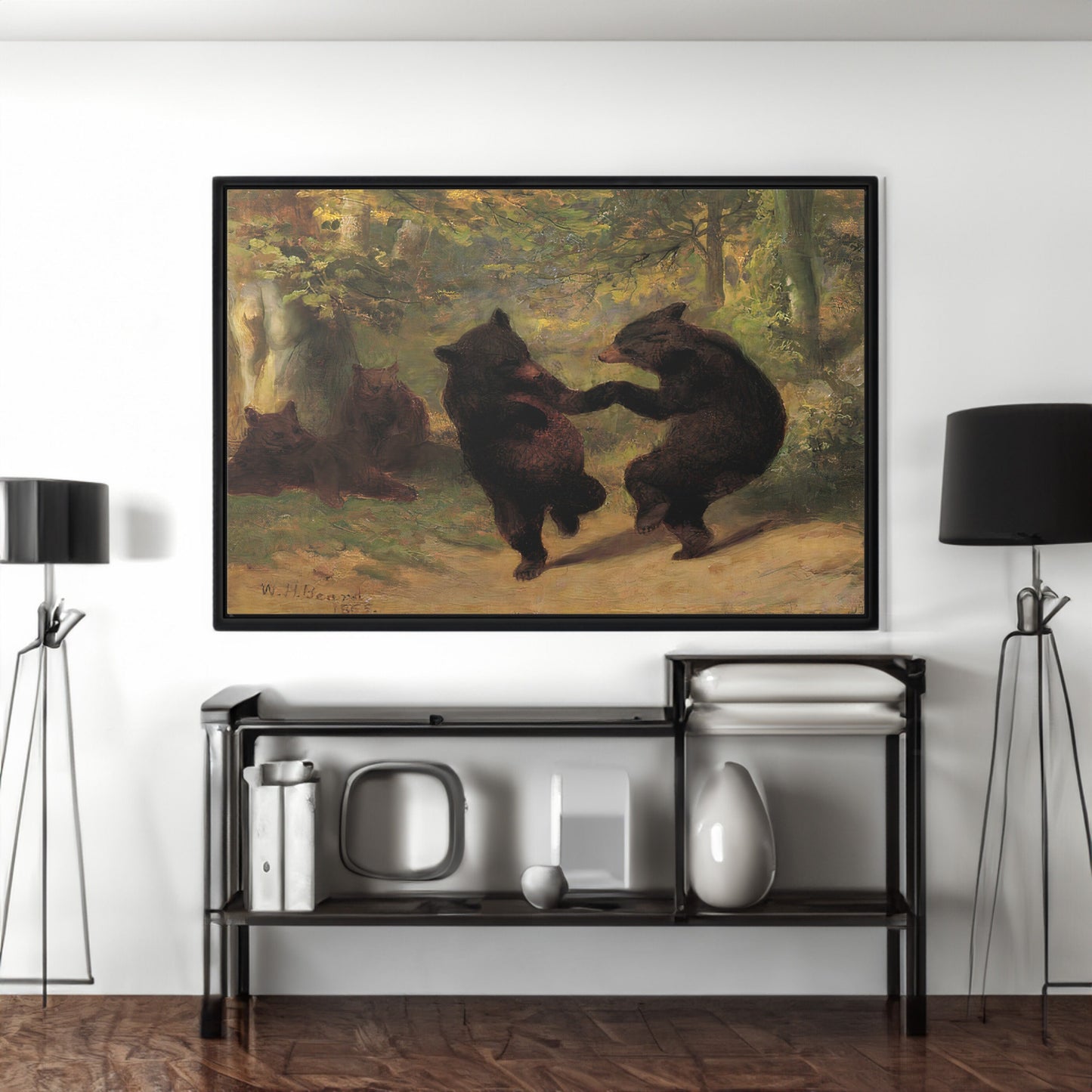 Dancing Bears By William Holbrook Beard Painting Print