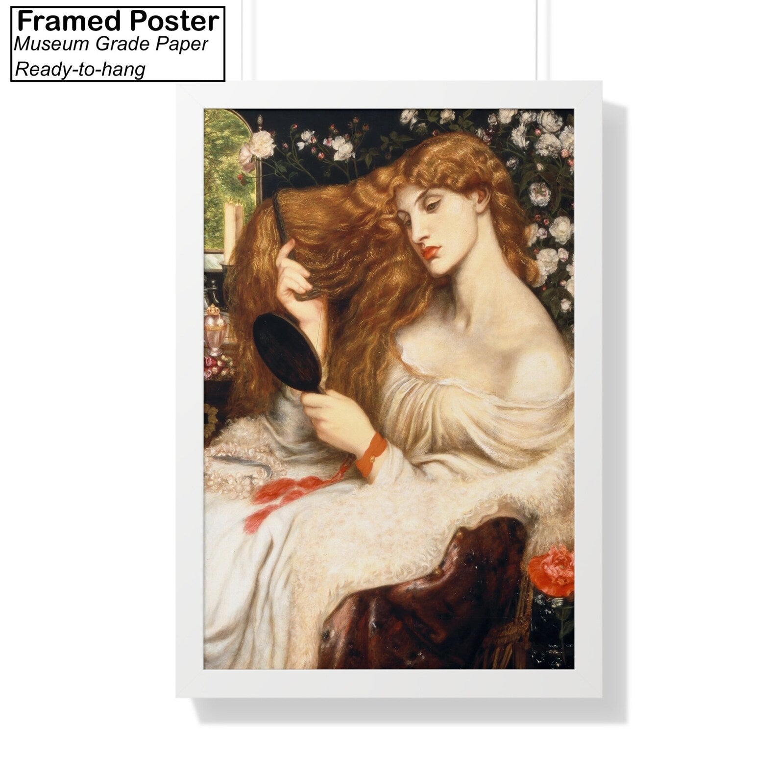 Dante Gabriel Rossetti Lady Lilith Framed Poster