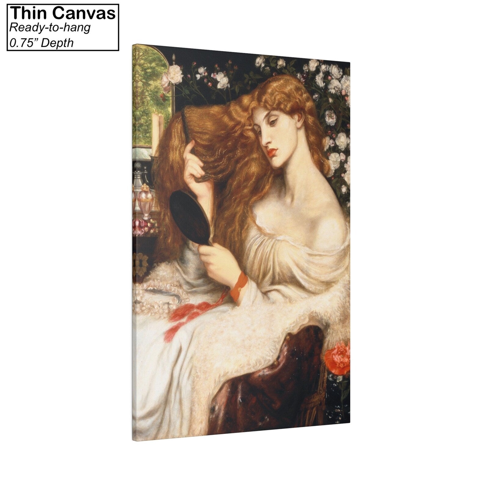 Dante Gabriel Rossetti Lady Lilith Canvas Print