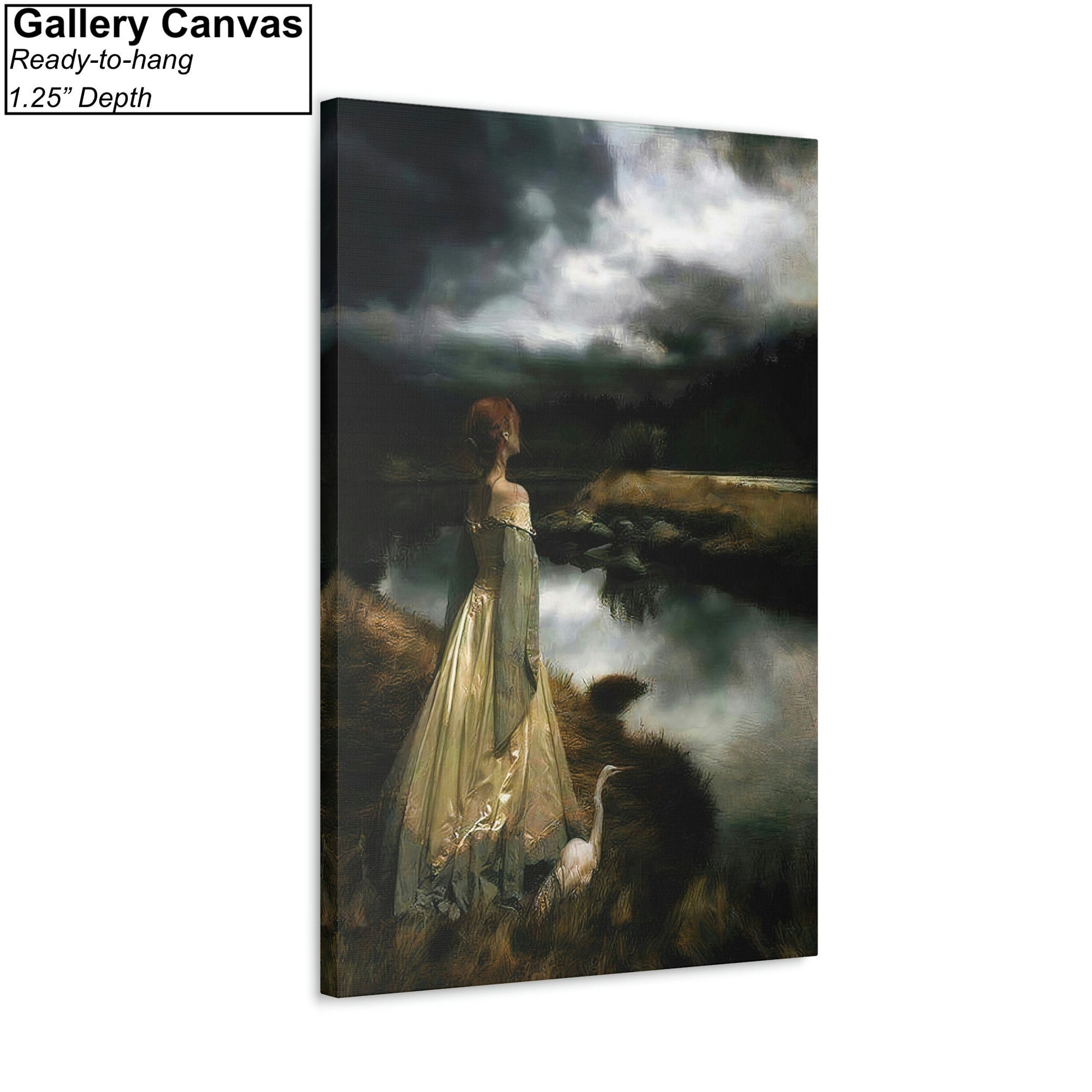 Edward Robert Hughes Whispers on the Wind Canvas