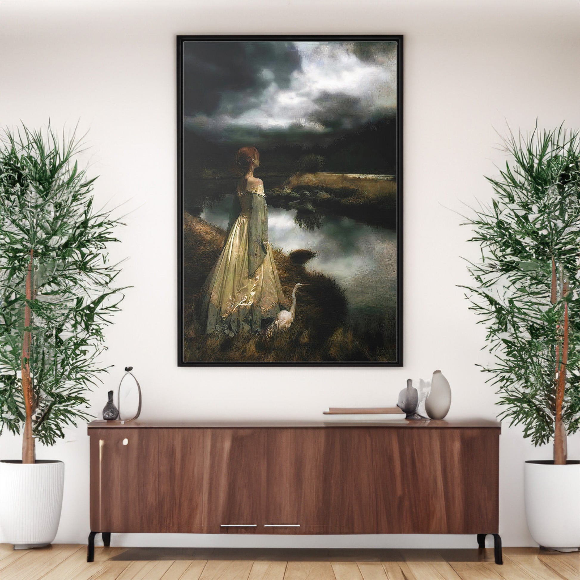 Edward Robert Hughes Whispers on the Wind Painting Print