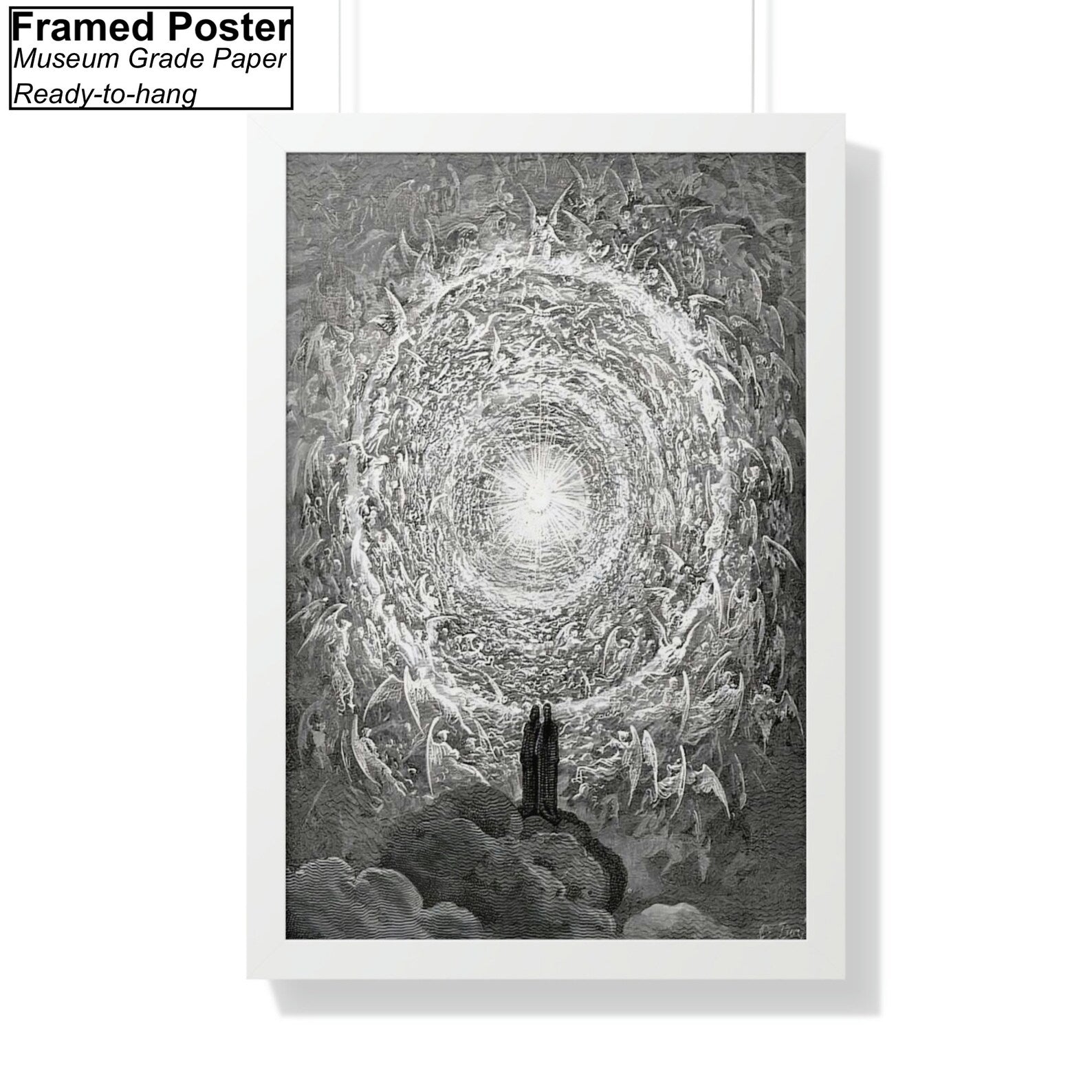 Empyrean by Gustave Dore Framed Poster