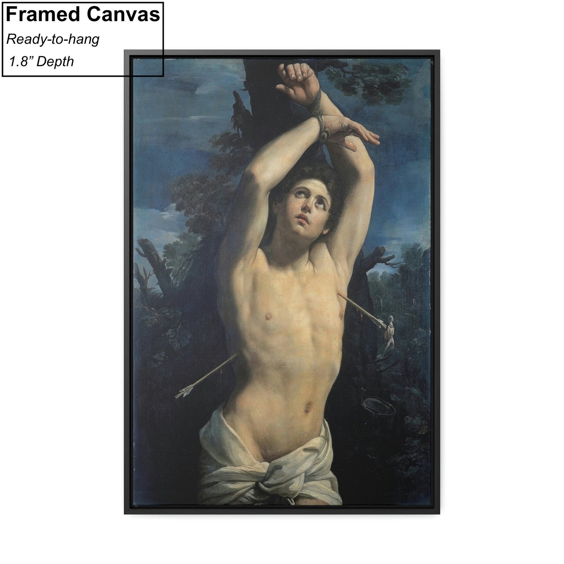 Guido Reni Saint Sebastian Framed Canvas