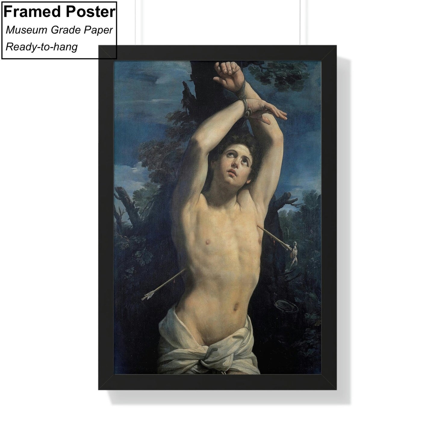 Guido Reni Saint Sebastian Framed Poster