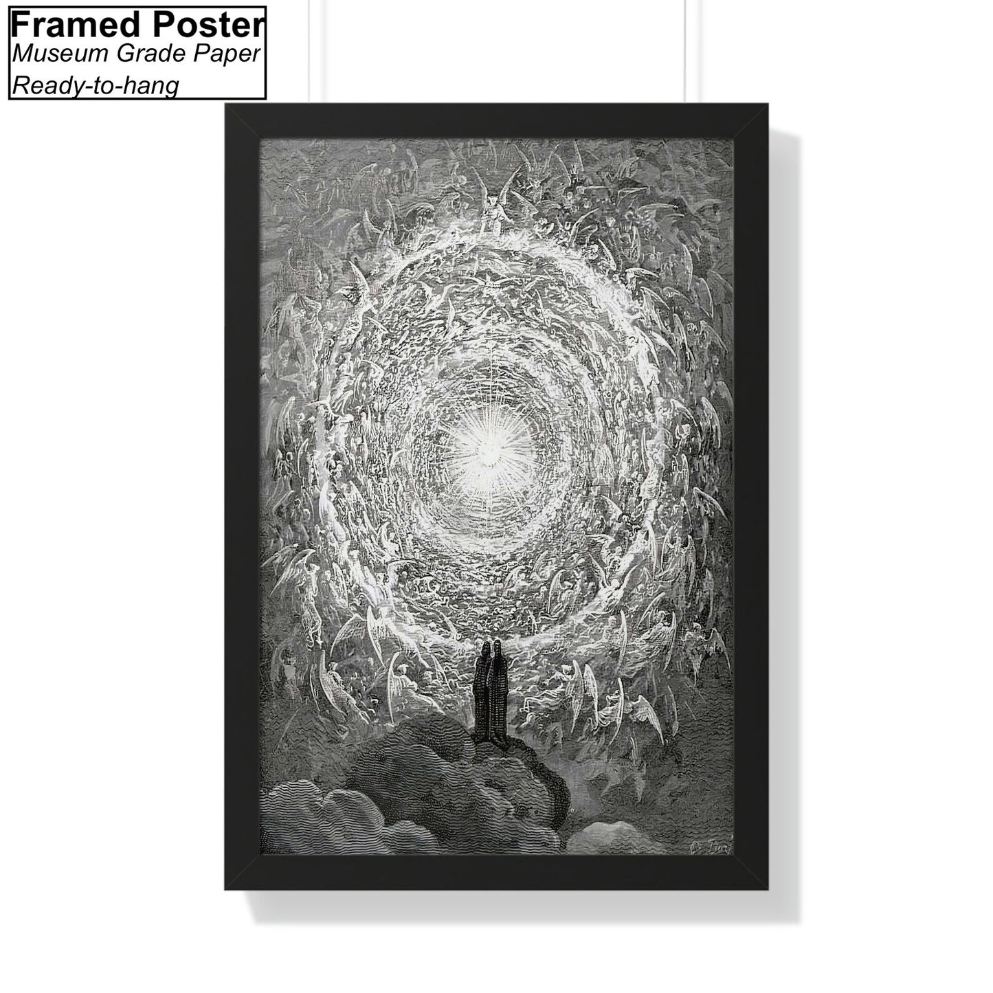 Gustave Dore Empyrean Framed Poster