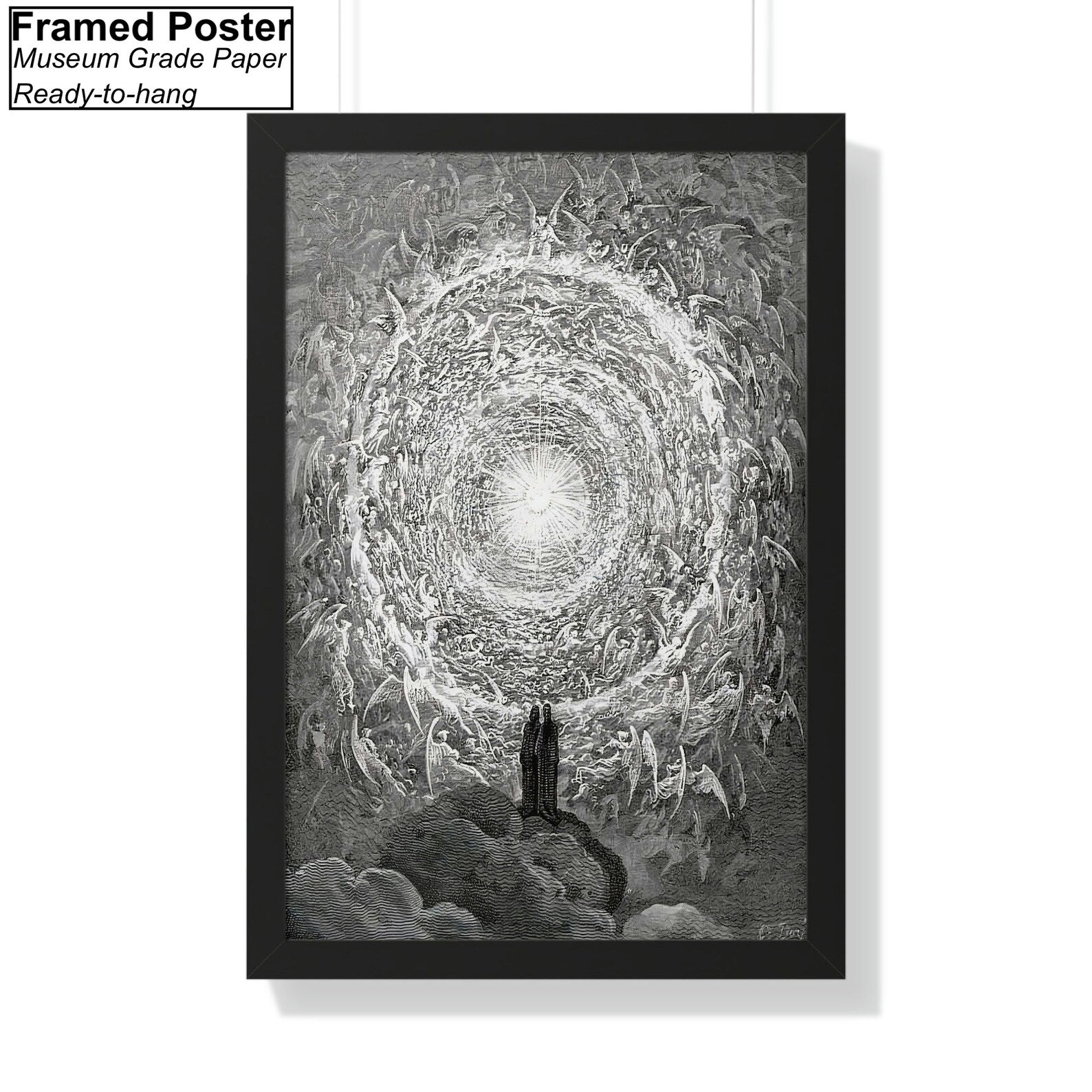 Gustave Dore Empyrean Framed Poster