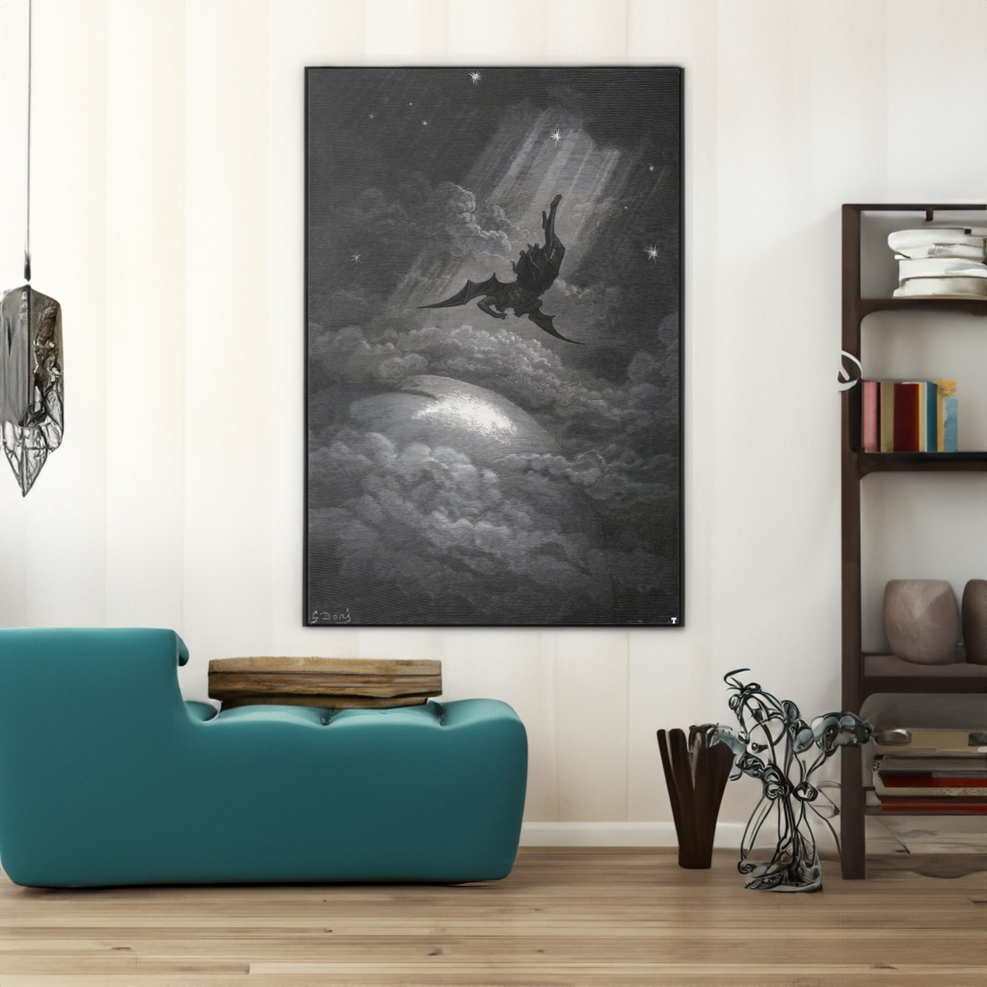 Gustave Dore Paradise Lost Painting Print