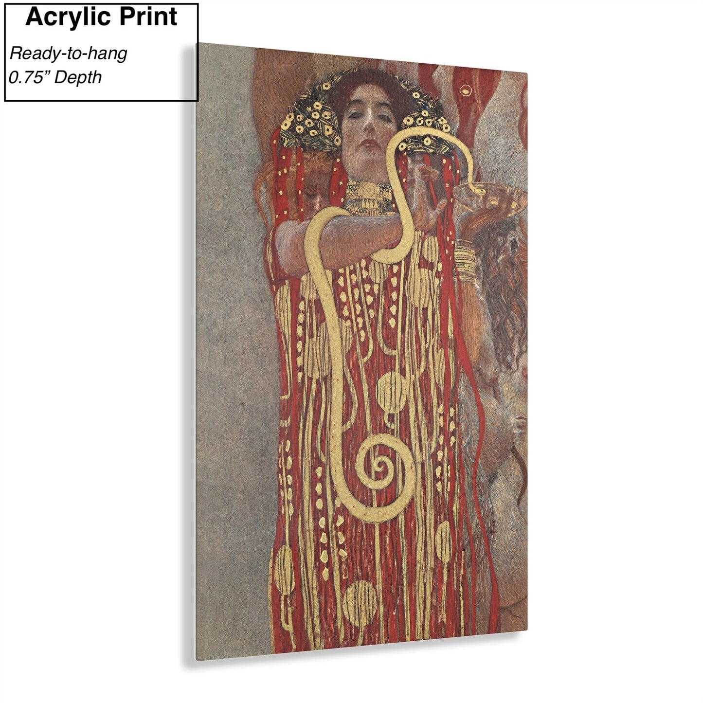 Gustav Klimt Hygieia Acrylic Print