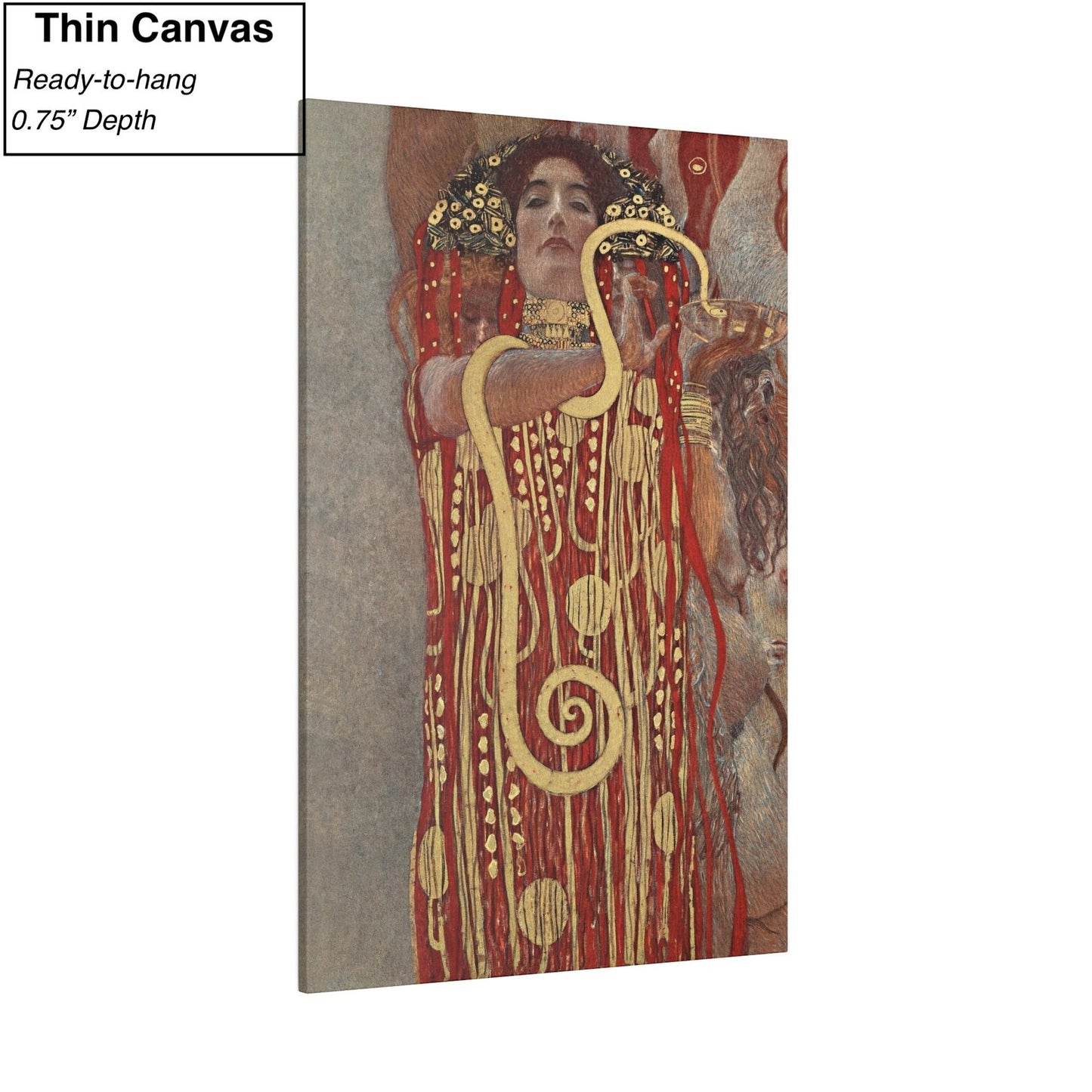 Gustav Klimt Hygieia Canvas Print