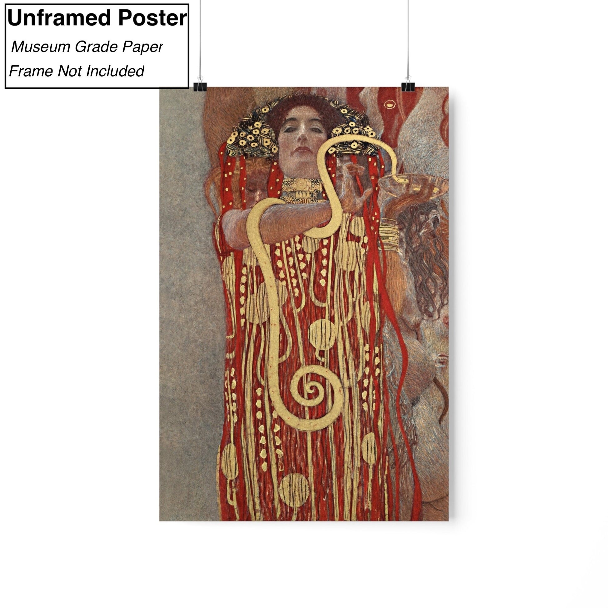 Gustav Klimt Hygieia Poster