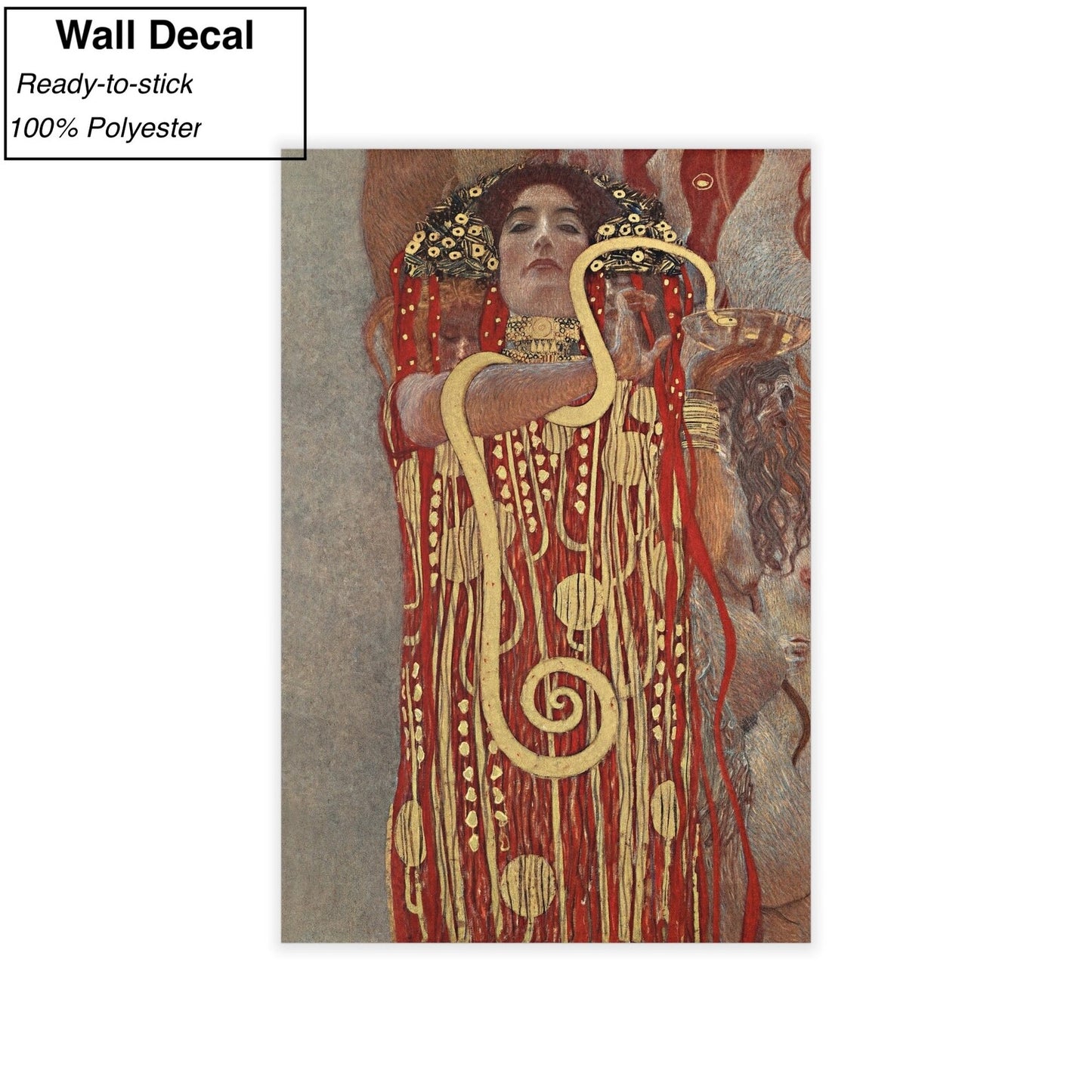 Gustav Klimt Hygieia Wall Decal