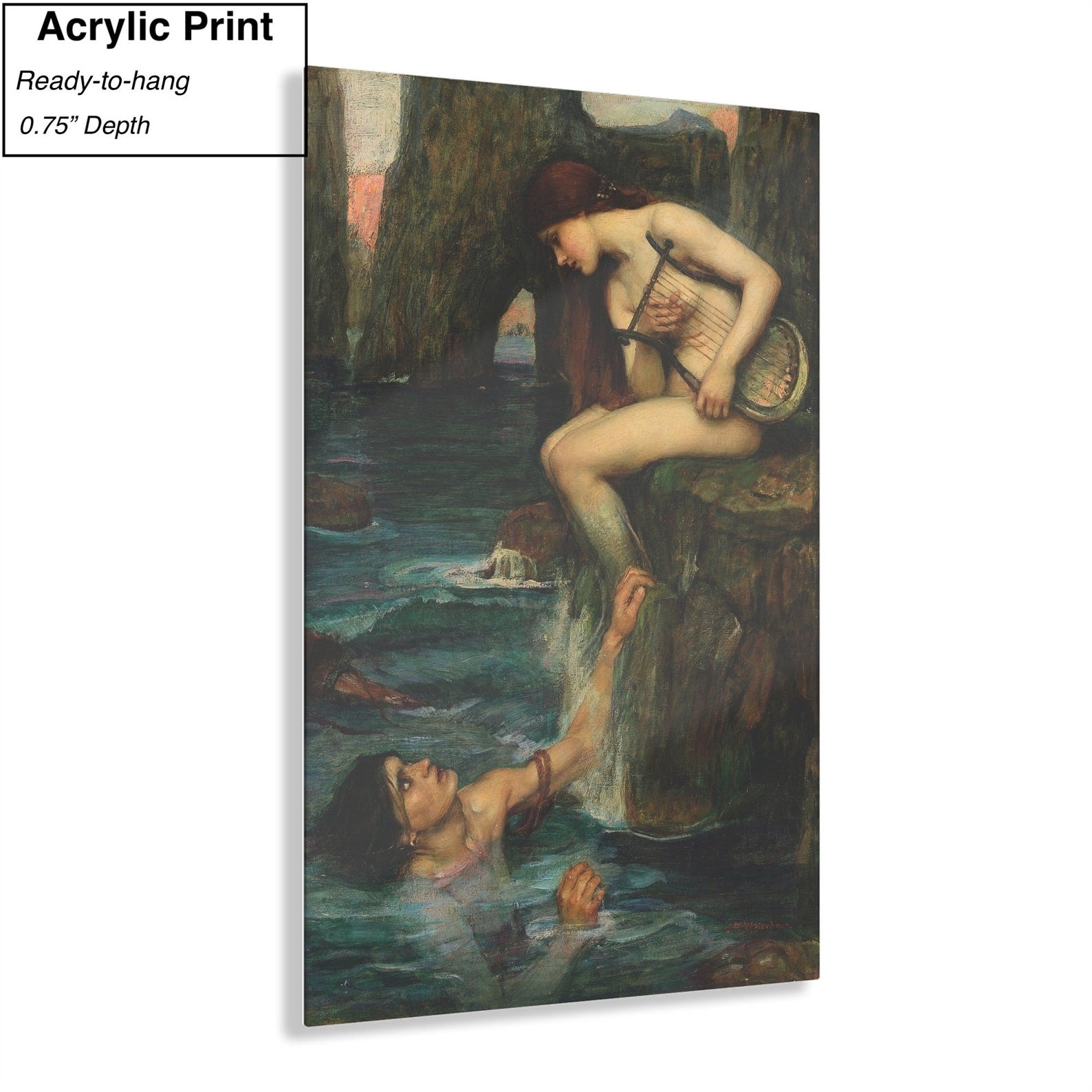 John William Waterhouse The Siren Print