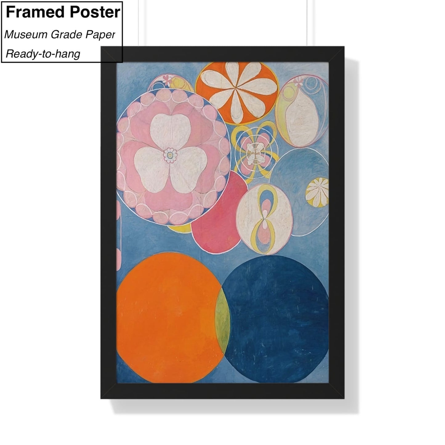 Hilma af Klint The Ten Largest (1907) Canvas/Poster Art Reproduction, Abstract Wall Art, Modern Art Print, Hilma Klint Art Poster