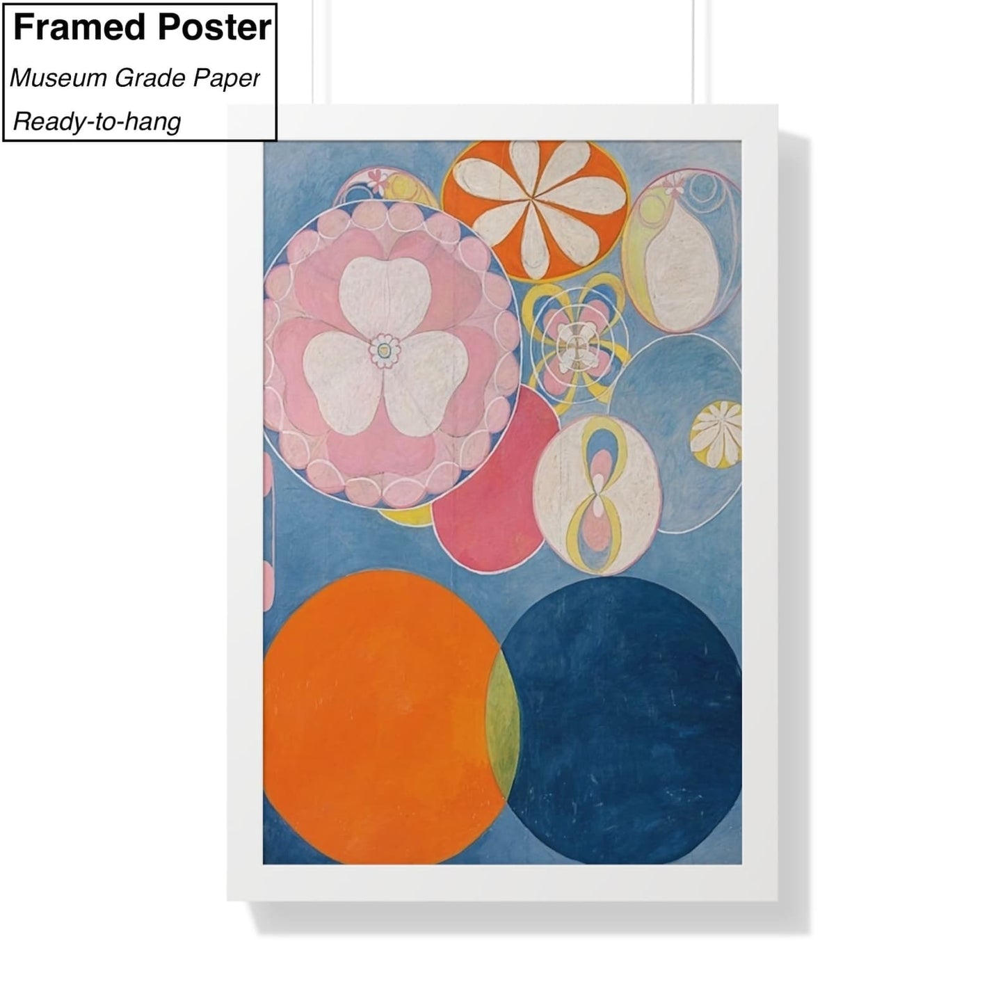 Hilma af Klint The Ten Largest (1907) Canvas/Poster Art Reproduction, Abstract Wall Art, Modern Art Print, Hilma Klint Art Poster