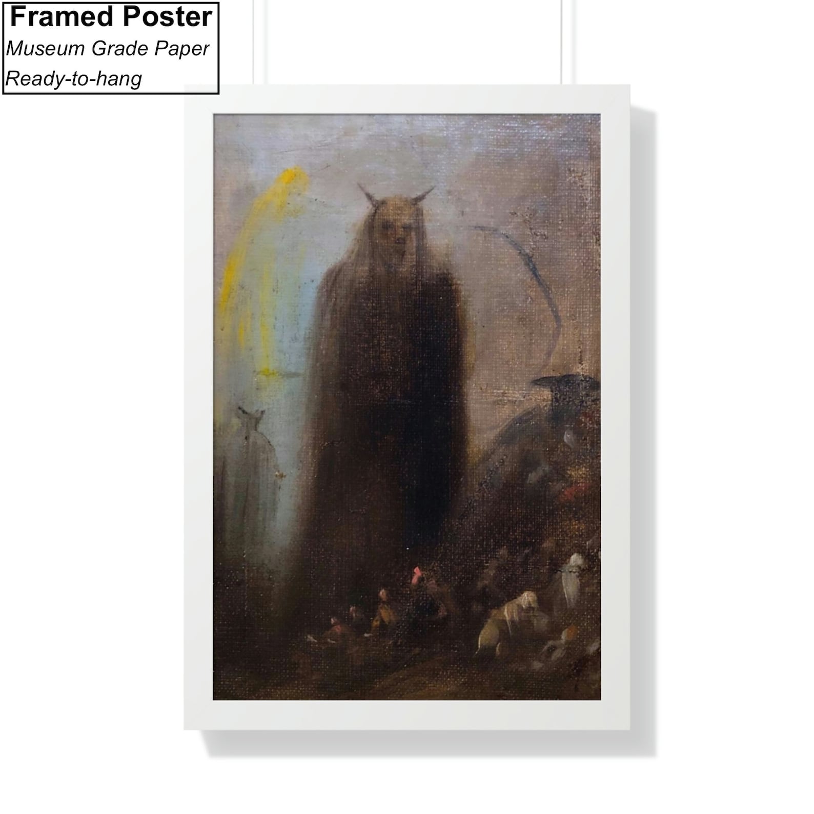 Ghostly Vision by Francisco de Goya Framed Art