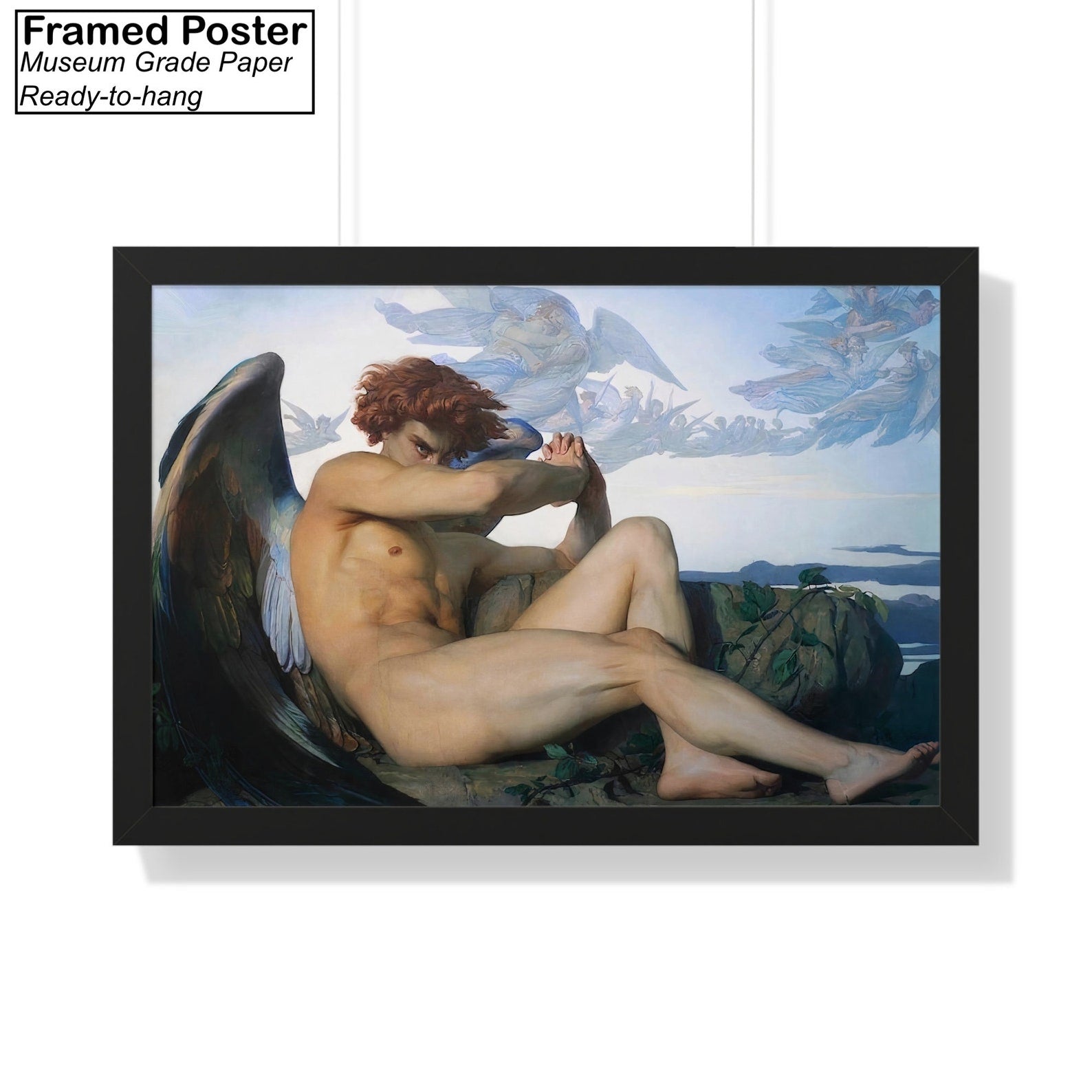 Alexandre Cabanel Fallen Angel Framed Poster