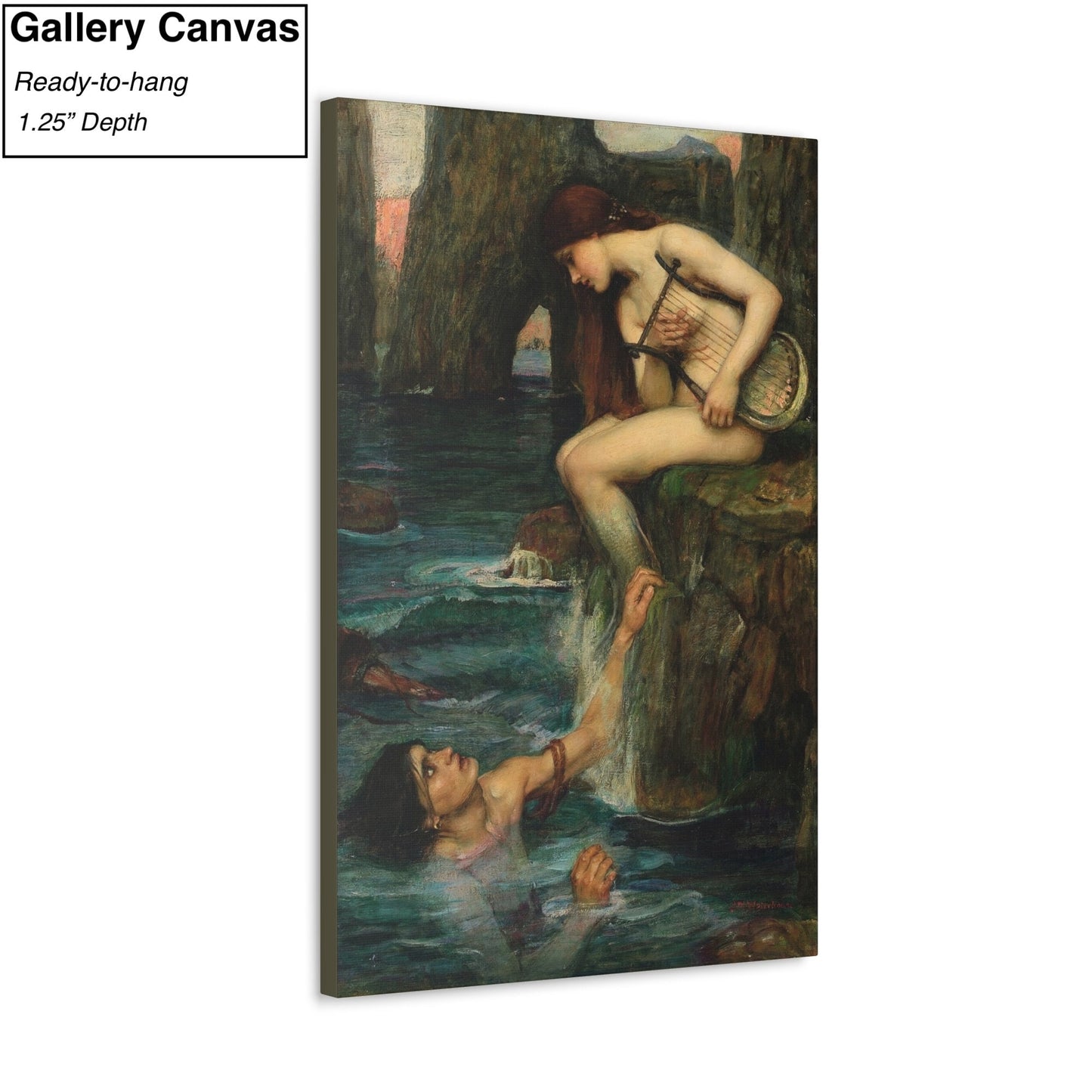 John William Waterhouse The Siren Gallery Canvas