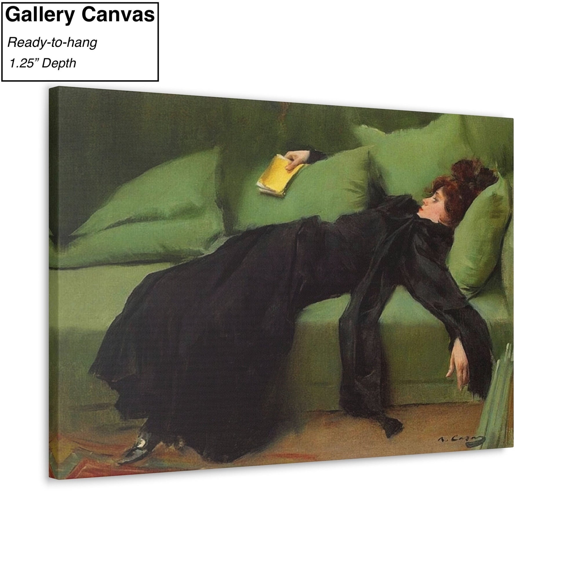 he Young Decadent Girl Canvas Wall Art