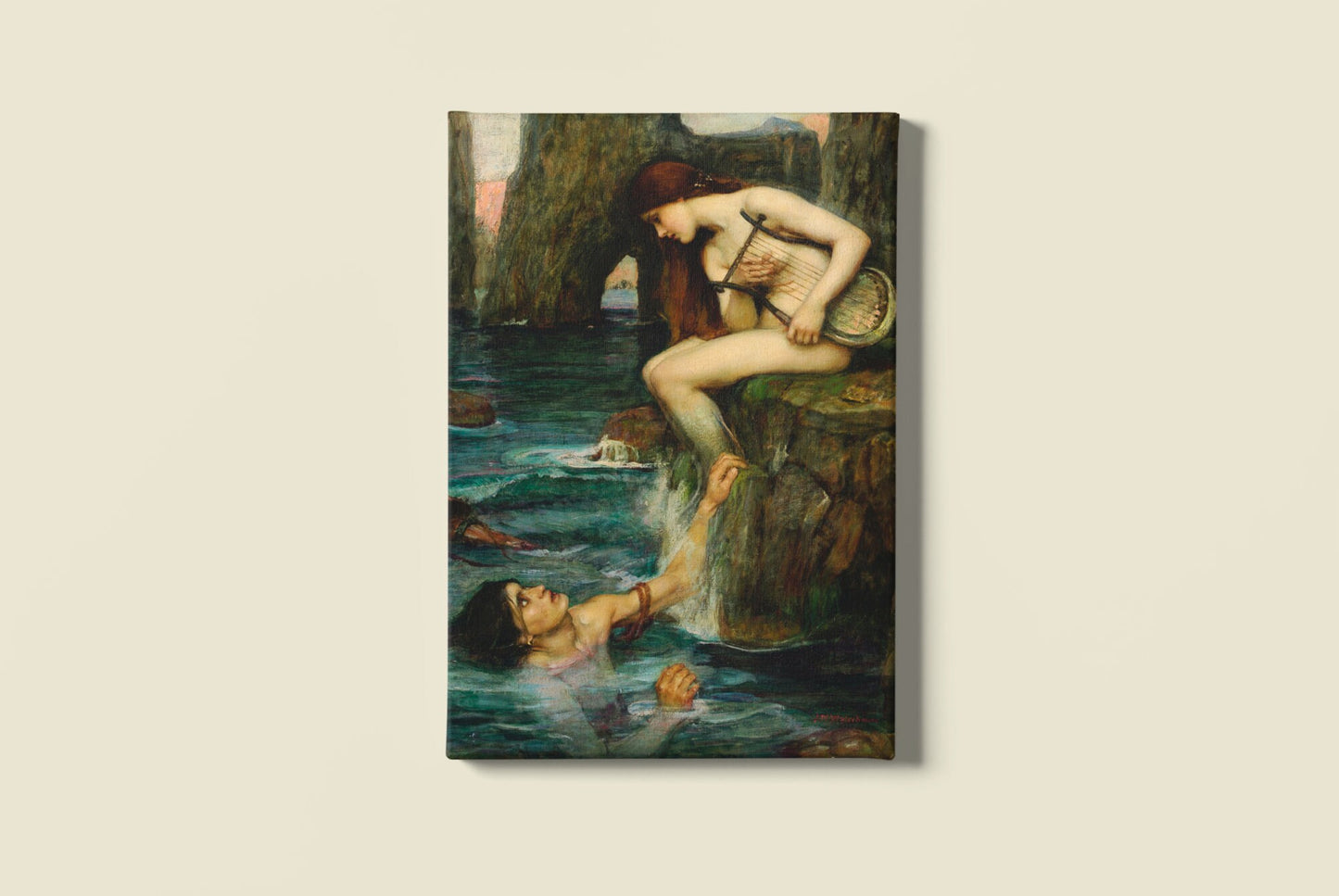 The Siren by John William Waterhouse Painting Print