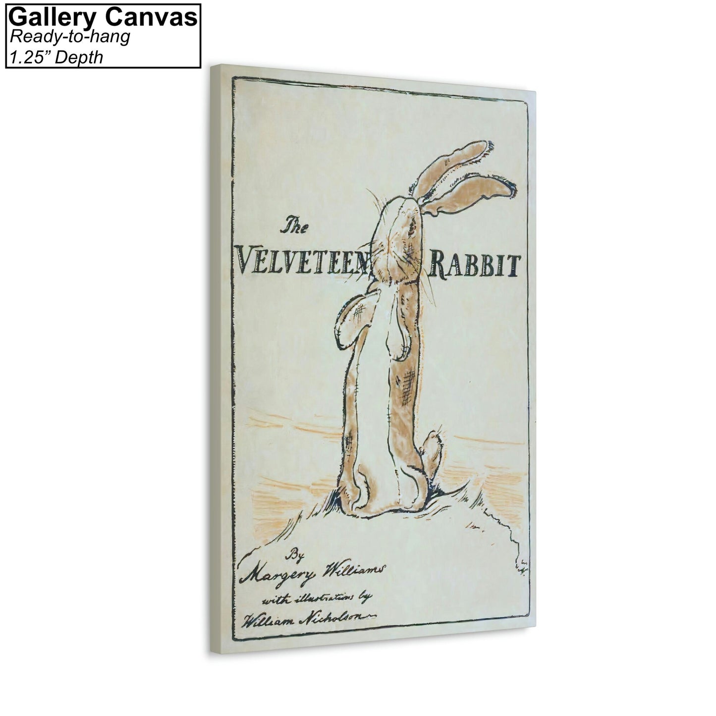 The Velveteen Rabbit Book Cover Gallery Canvas