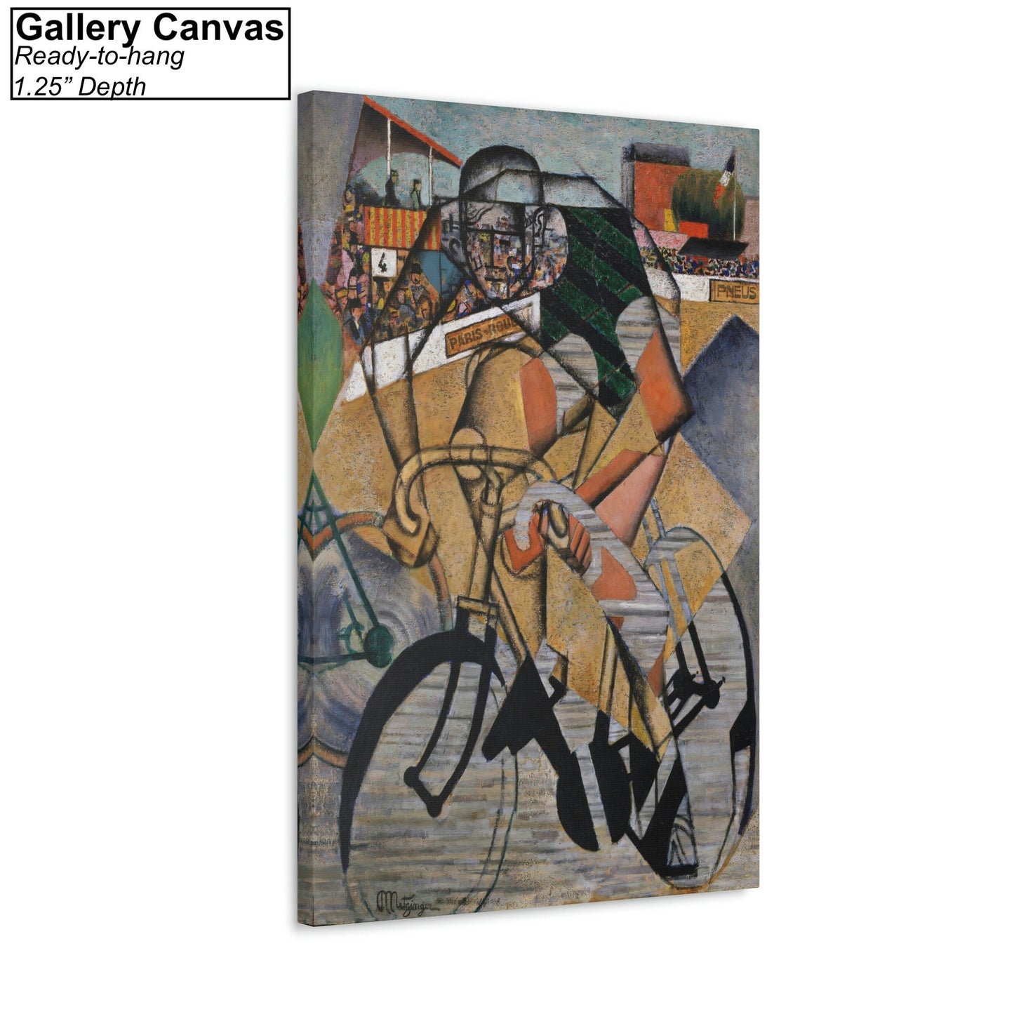 Jean Metzinger At the Cycle Race Track Gallery Canvas