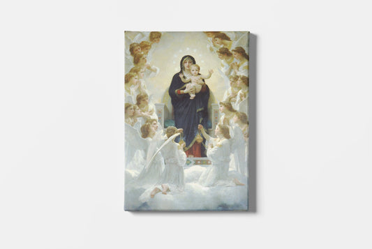 Virgin Mary by William-Adolphe Bouguereau Canvas Wall Art