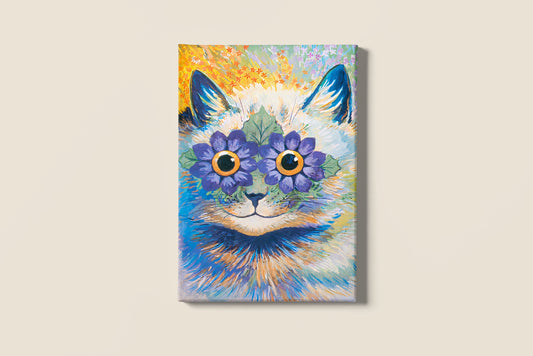 Louis Wain Cat Canvas Wall Art