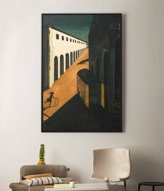 Giorgio de Chirico Mystery and Melancholy of a Street Canvas Wall Art