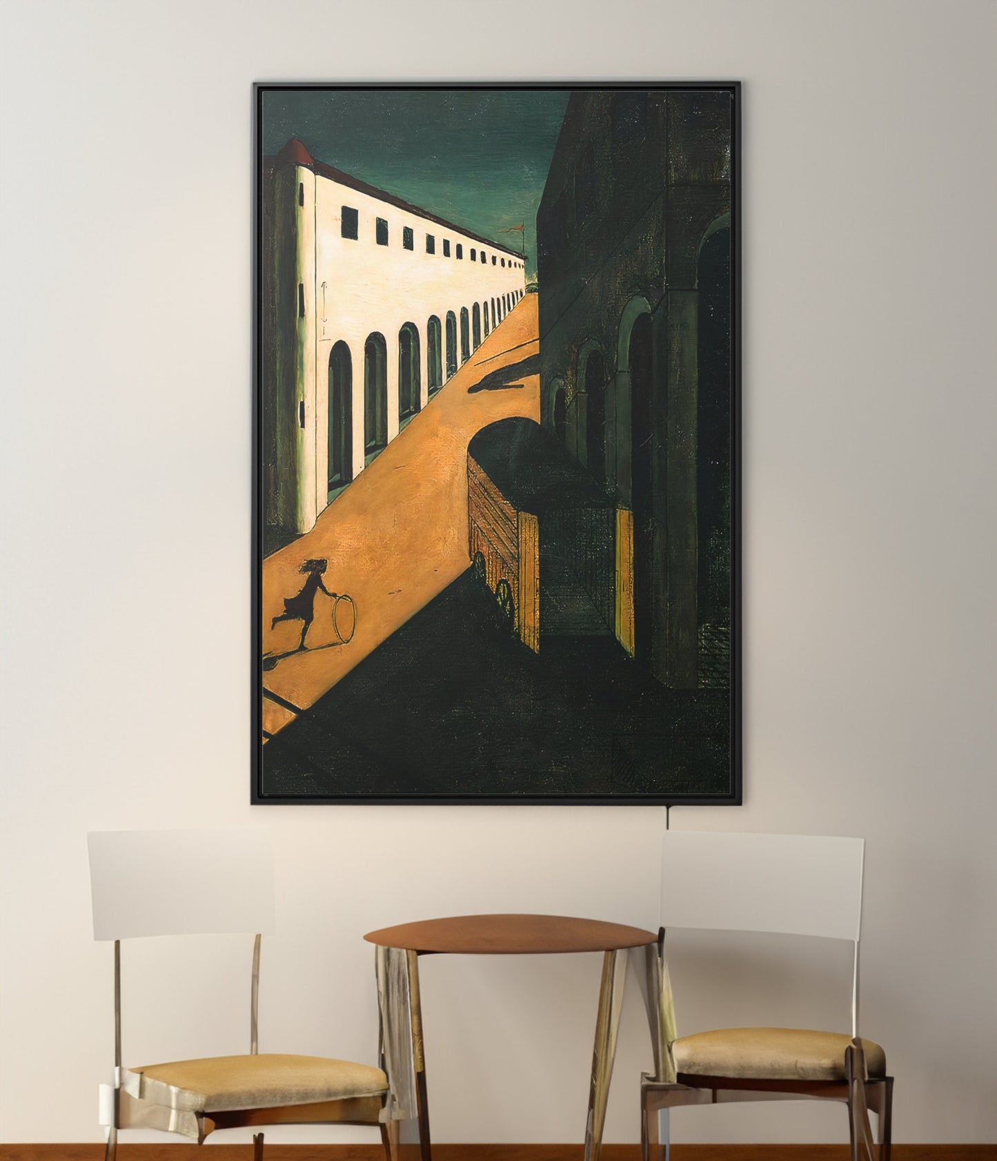 Mystery and Melancholy of a Street by Giorgio de Chirico Painting Print