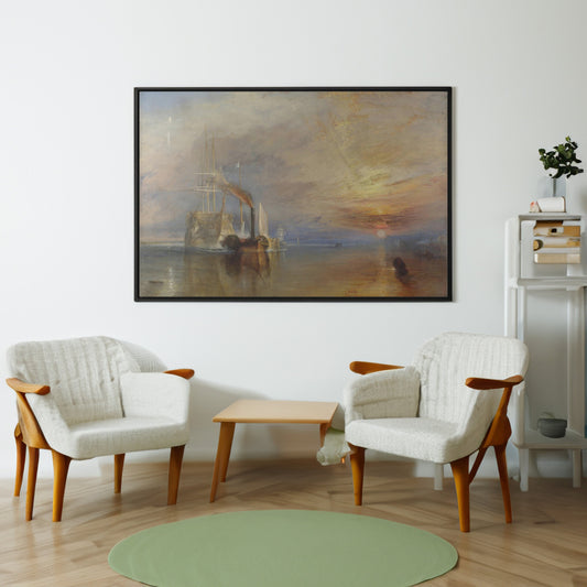 JMW Turner The Fighting Temeraire Canvas Wall Art