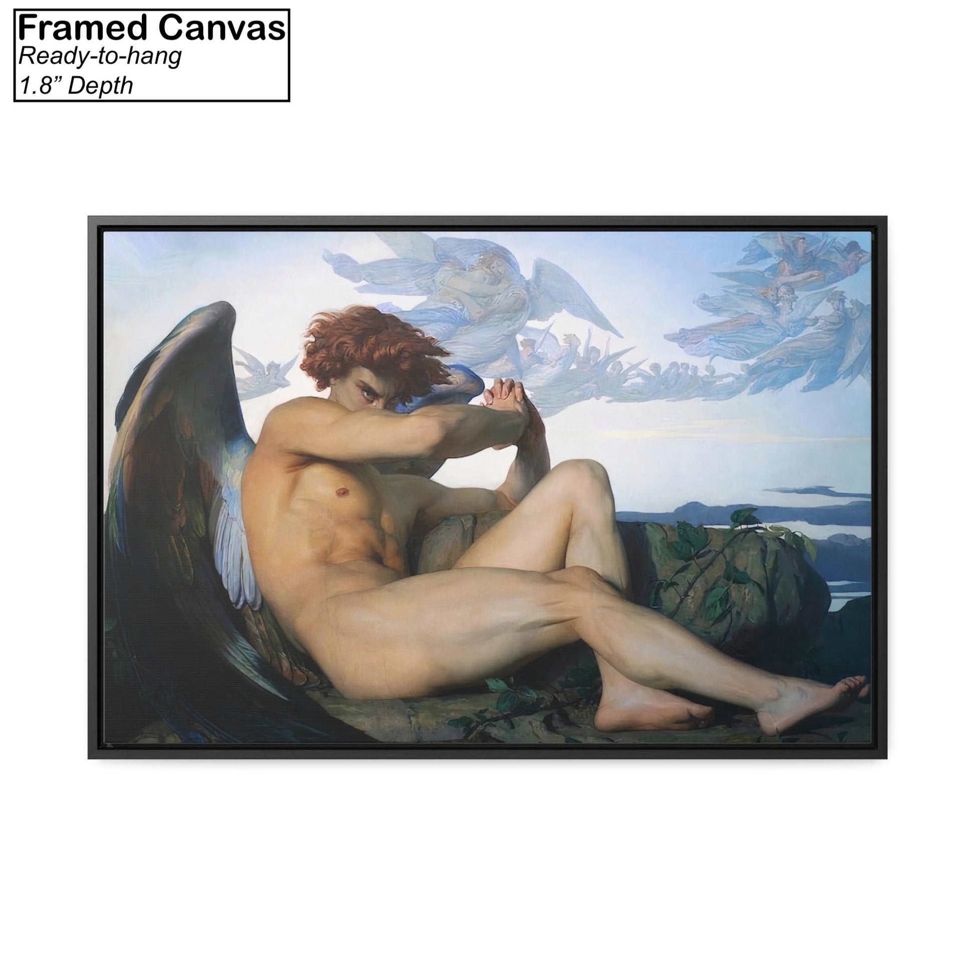 Alexandre Cabanel Fallen Angel Framed Art