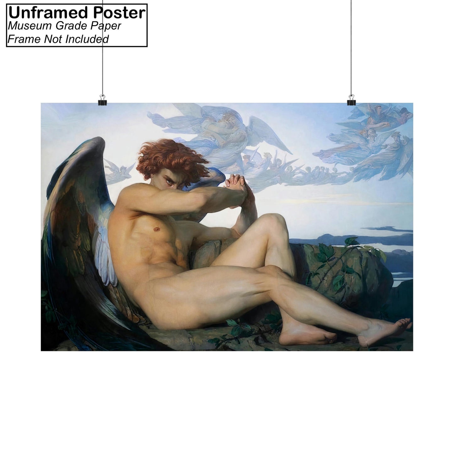 Alexandre Cabanel Fallen Angel Poster