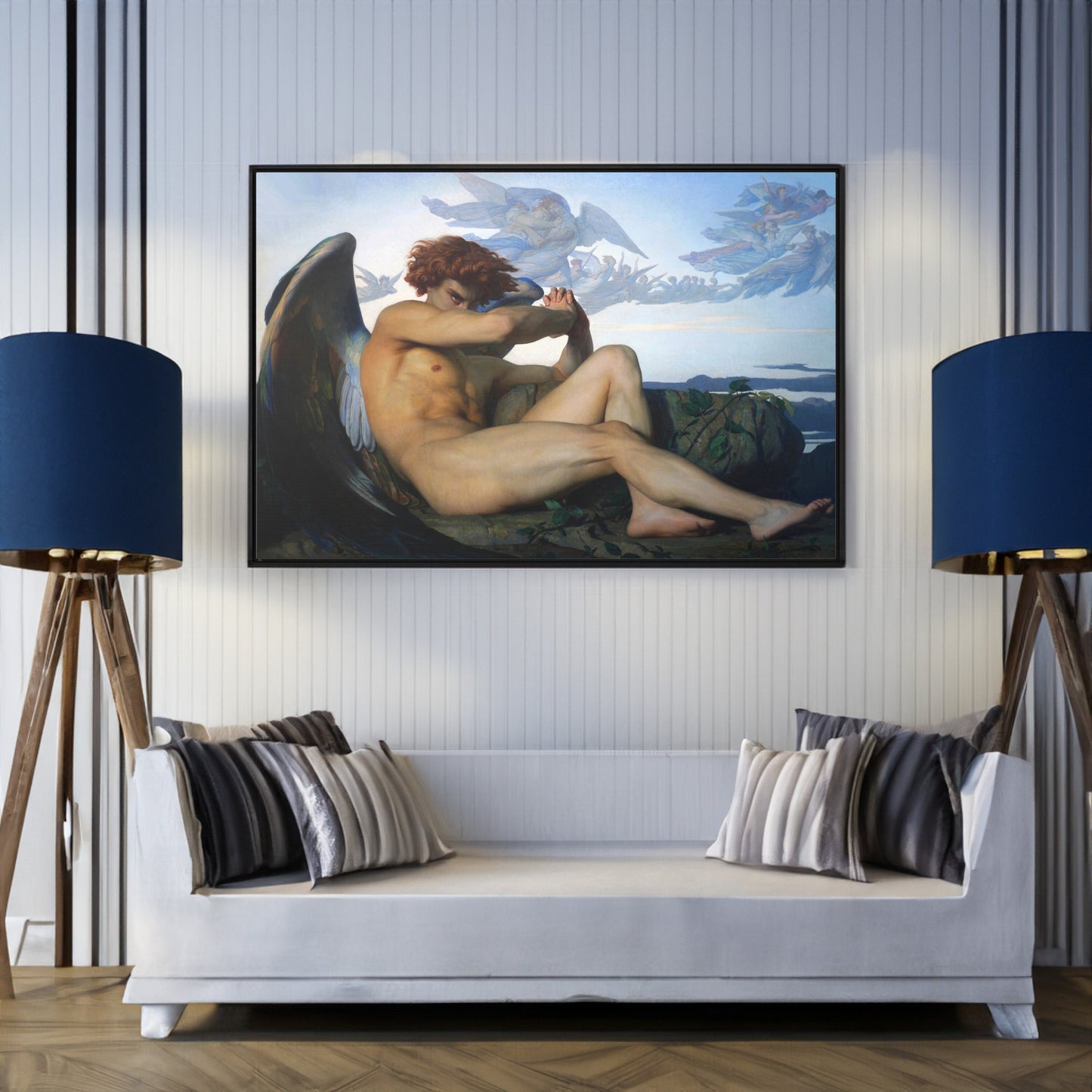 Fallen Angel by Alexandre Cabanel Canvas Wall Art