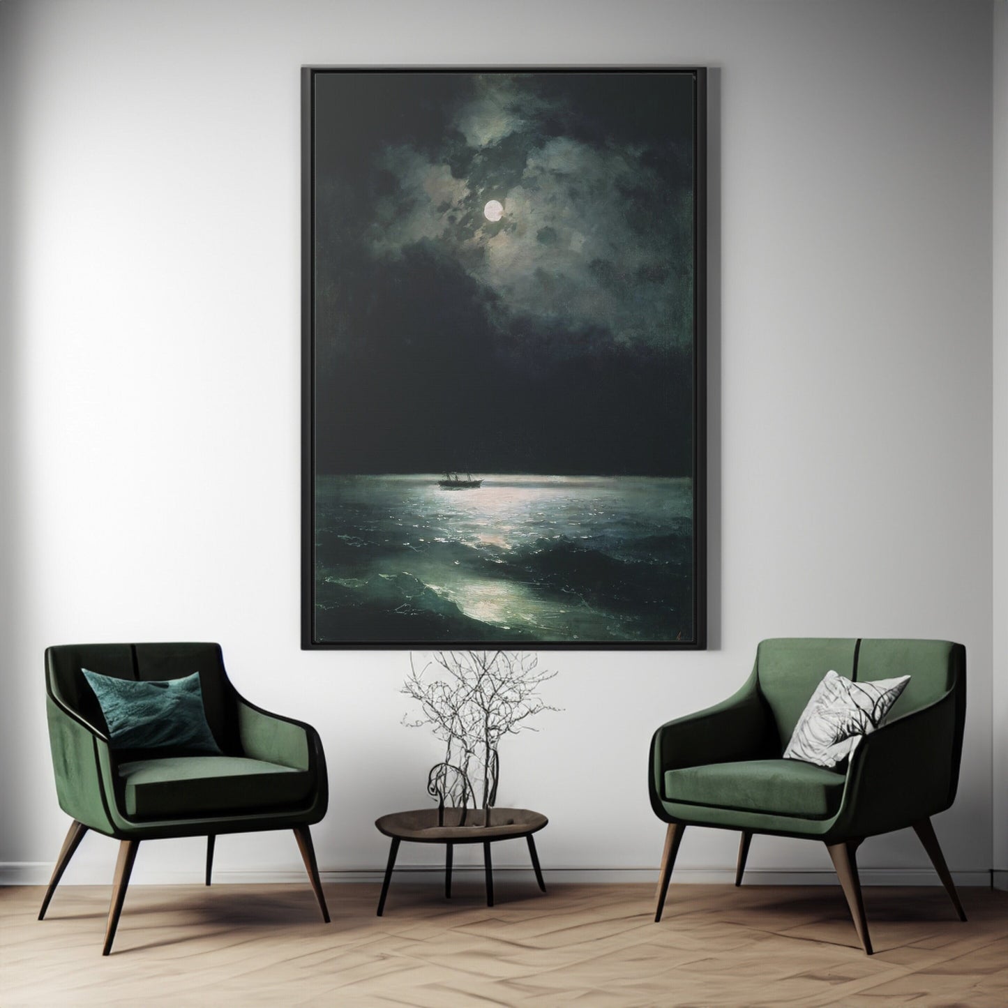 Ivan Aivazovsky The Black Sea at Night Painting Print