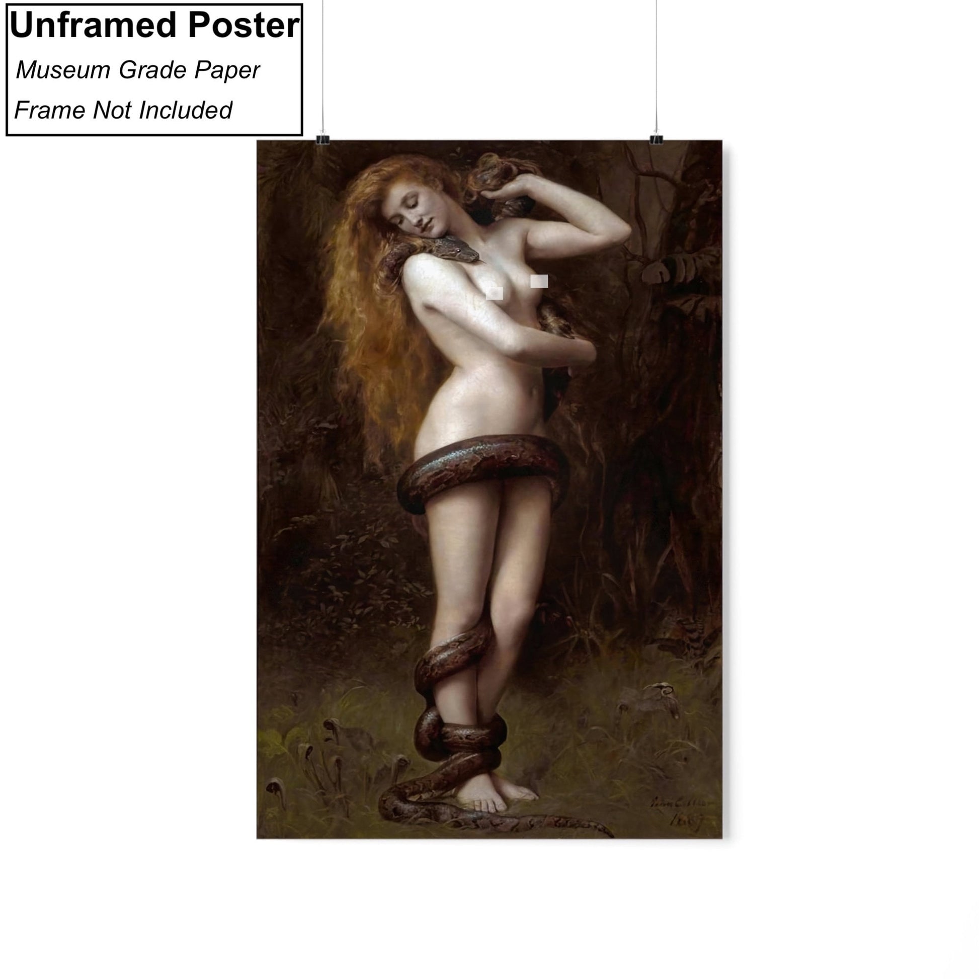 John Collier Lilith Poster