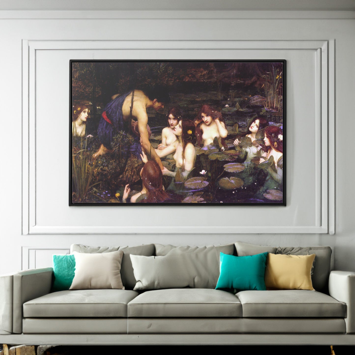 John William Waterhouse Hylas and the Nymphs Painting Print