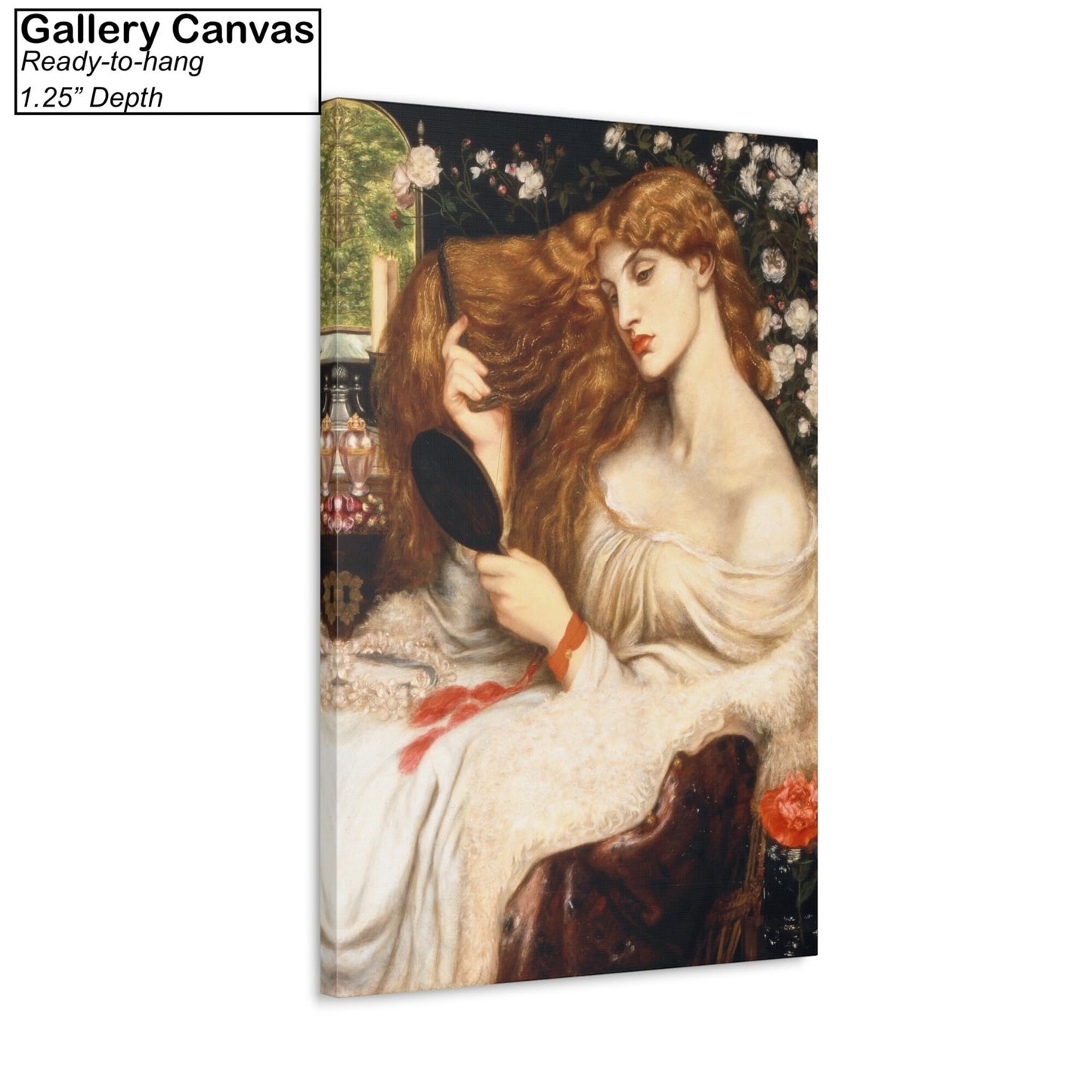 Lady Lilith by Dante Gabriel Rossetti Canvas