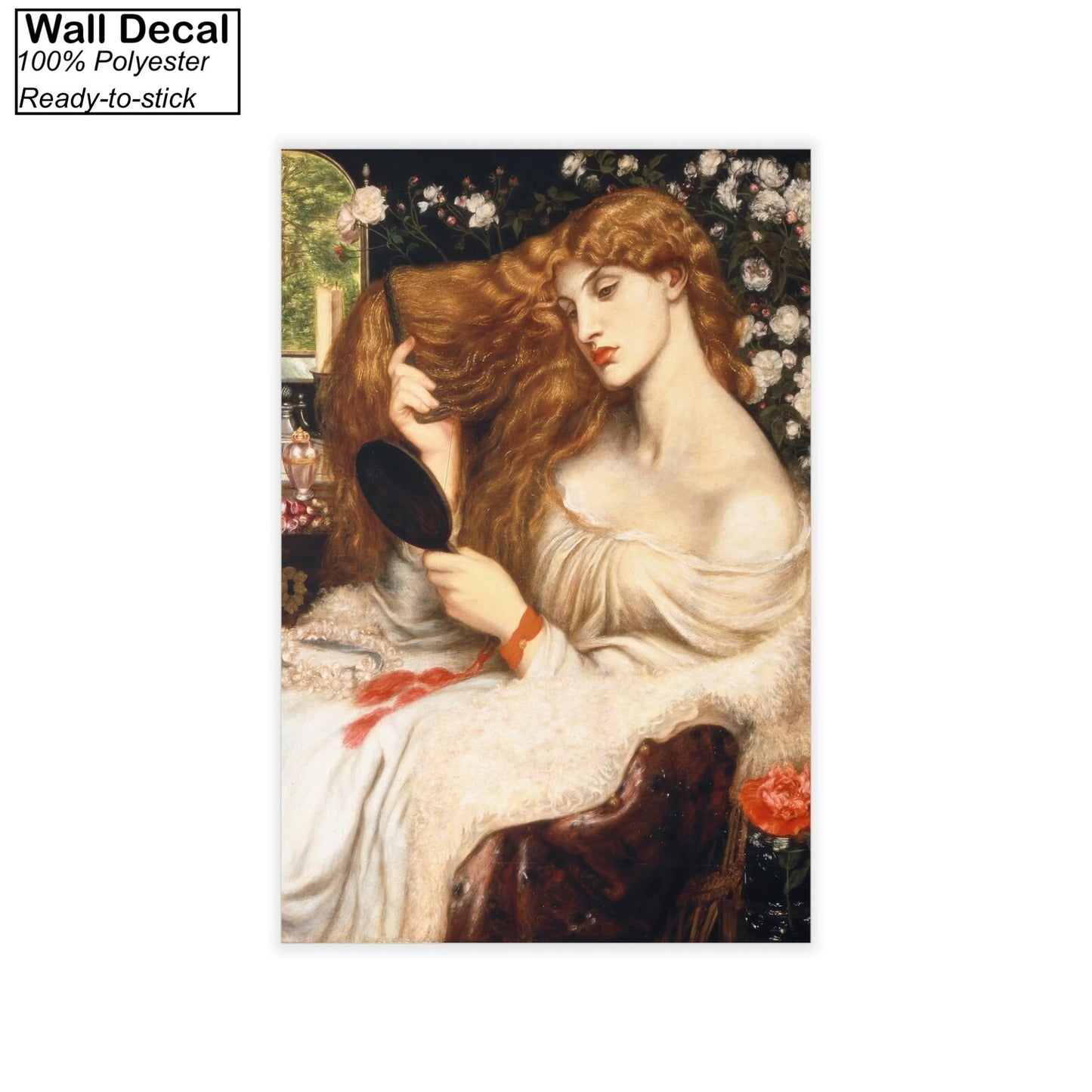 Lady Lilith by Dante Gabriel Rossetti Wall Decal