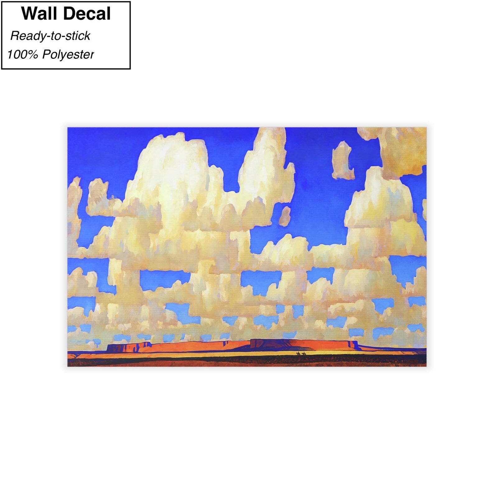 Maynard Dixon Cloud World Wall Decal