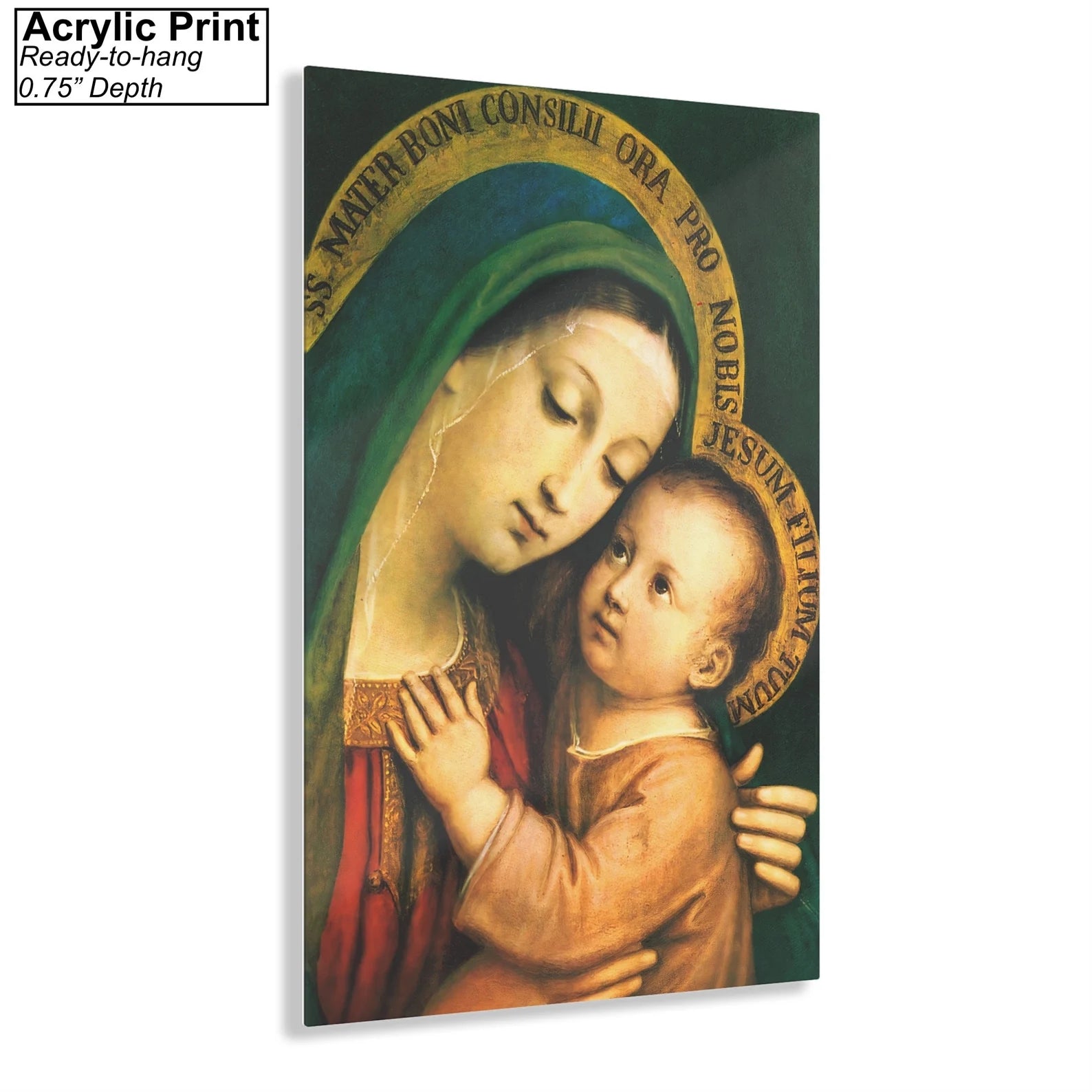 Our Lady of Good Counsel by Pasquale Sarullo Acrylic Print