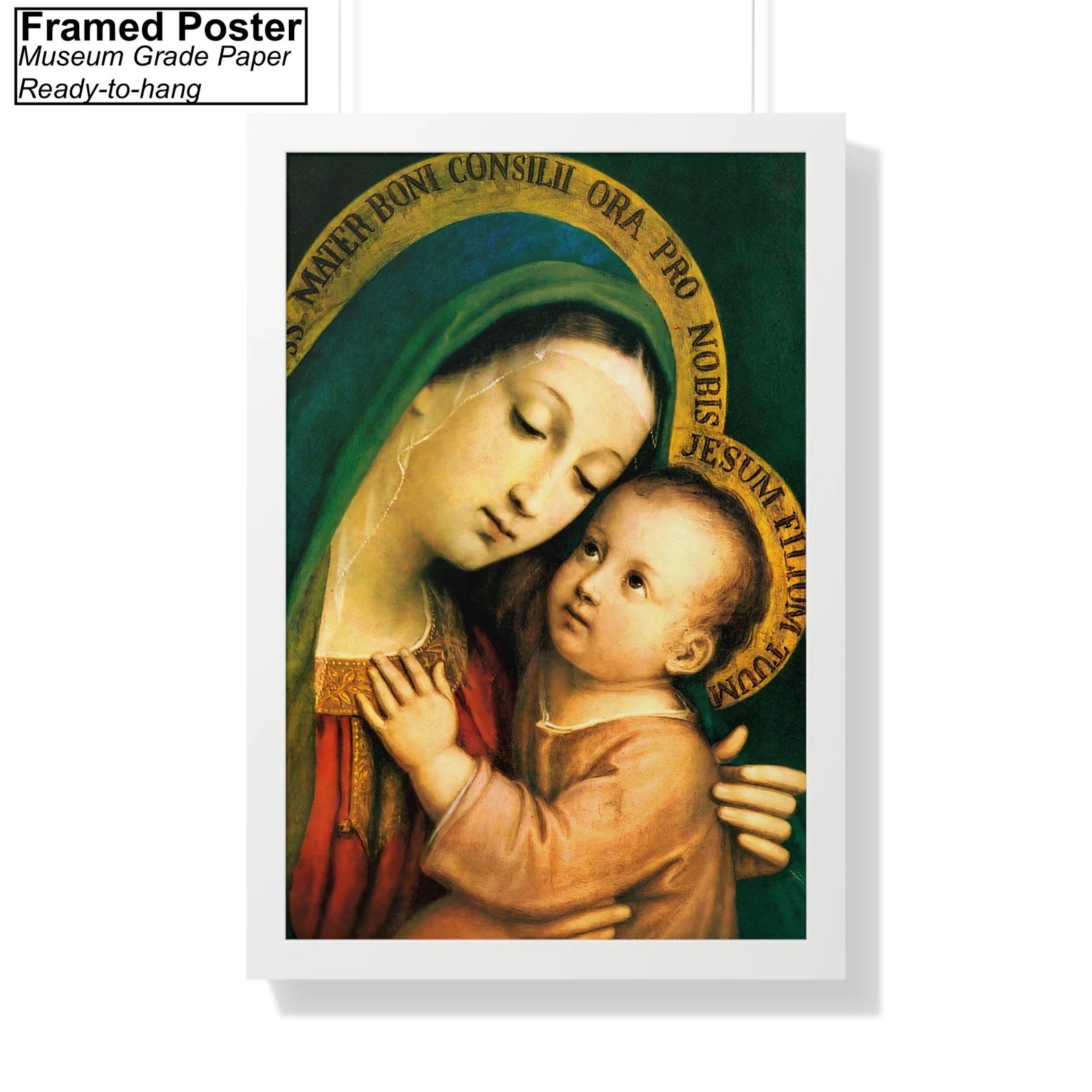 Pasquale Sarullo Our Lady of Good Counsel Framed Poster