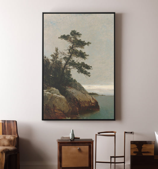 The Old Pine by John Frederick Kensett Canvas Wall Art