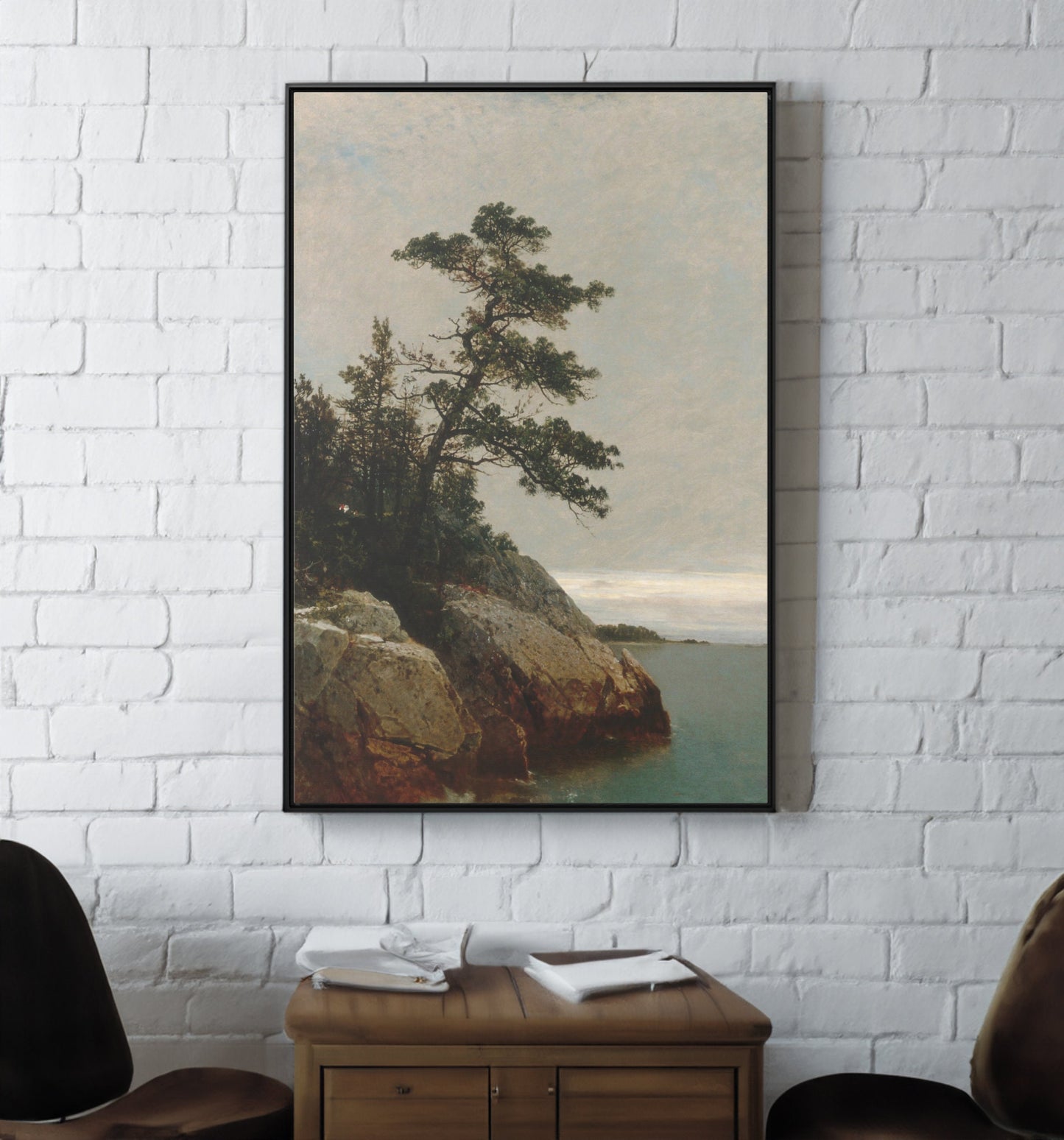 The Old Pine by John Frederick Kensett Painting Print