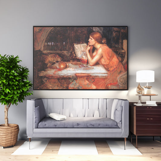 The Sorceress by John William Waterhouse Canvas Wall Art